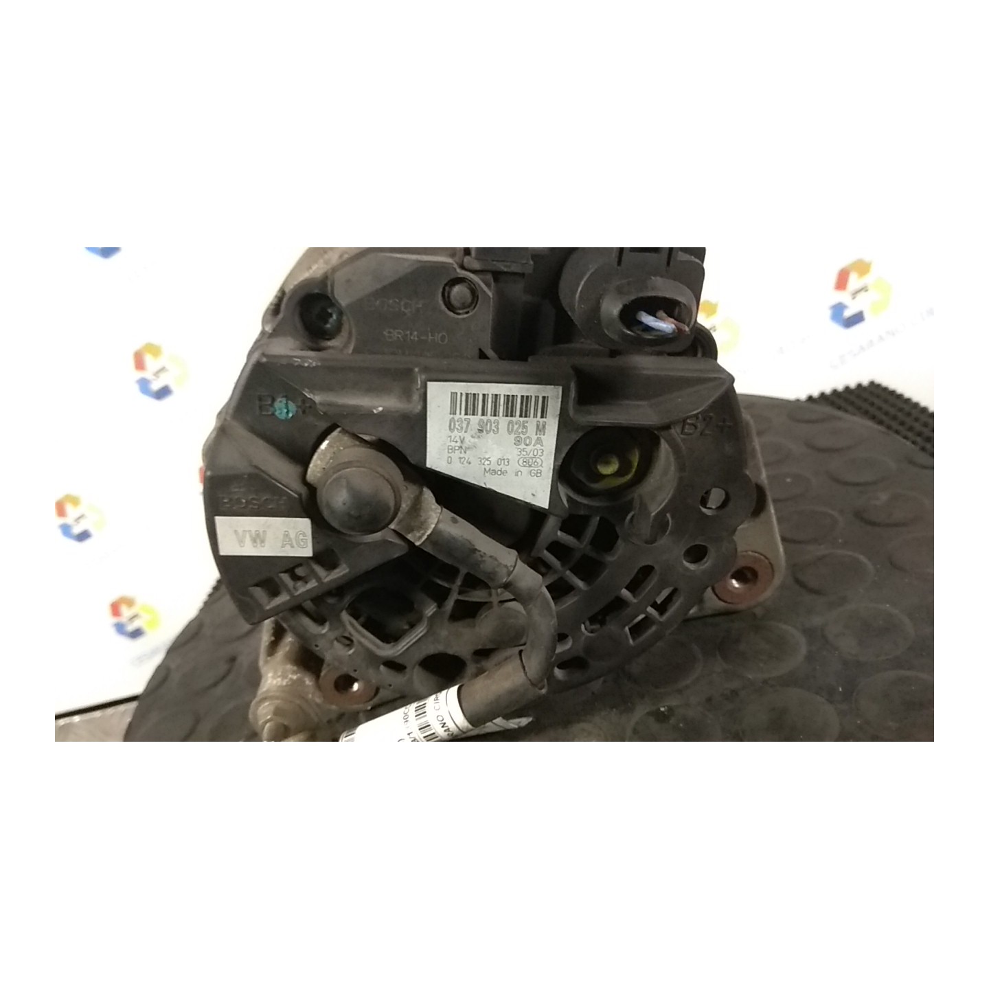 ALTERNATORE BOSCH 90 AMP 085 SKODA FABIA (6Y) (01/00-11/07) BBY 037903025F