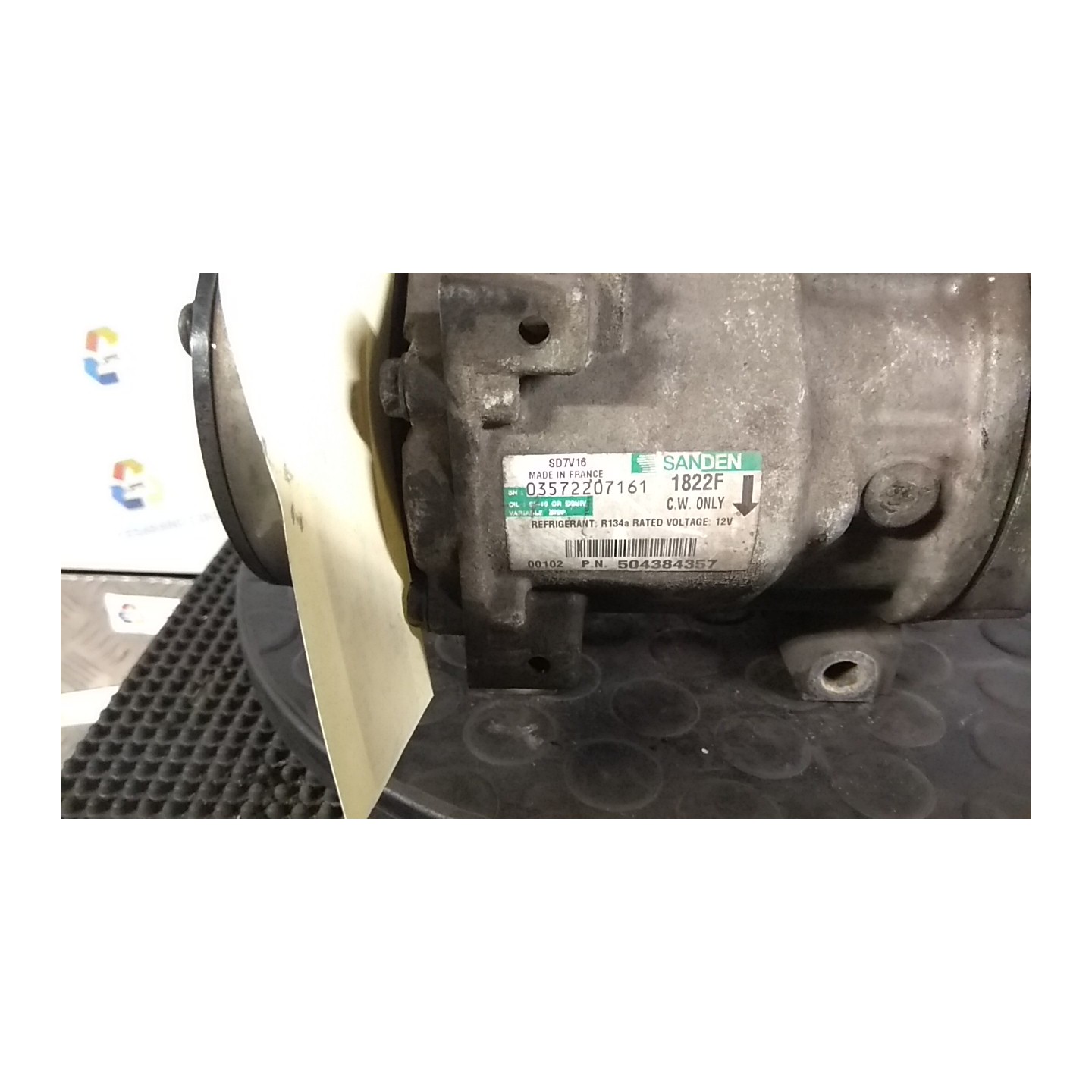 COMPRESSORE A/C 109 FIAT DUCATO (4X) (05/11-04/14) F1AE3481E 5802219858