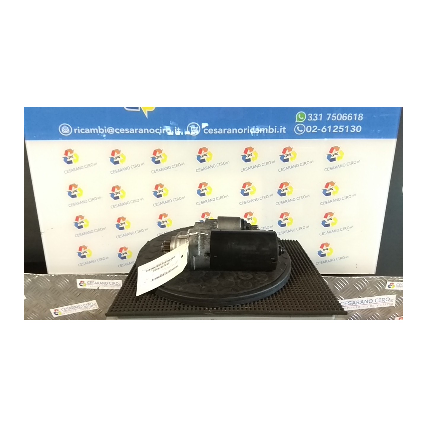 MOTORINO AVVIAMENTO BOSCH 1.0KW 052 SKODA FABIA (6Y) (01/00-11/07) BNM 02T911023R