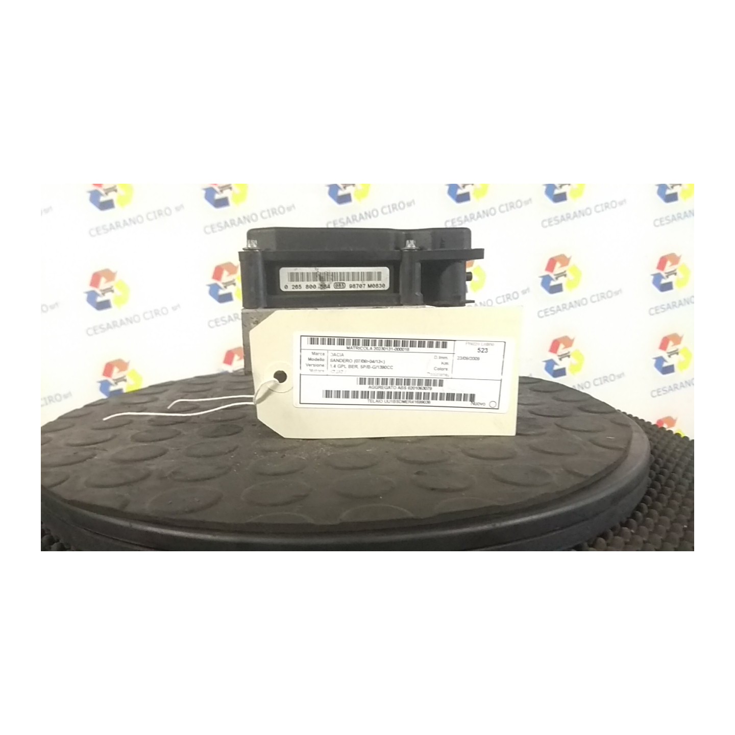 AGGREGATO ABS 018 DACIA SANDERO (07/08-04/13) K7JA7 8201063079