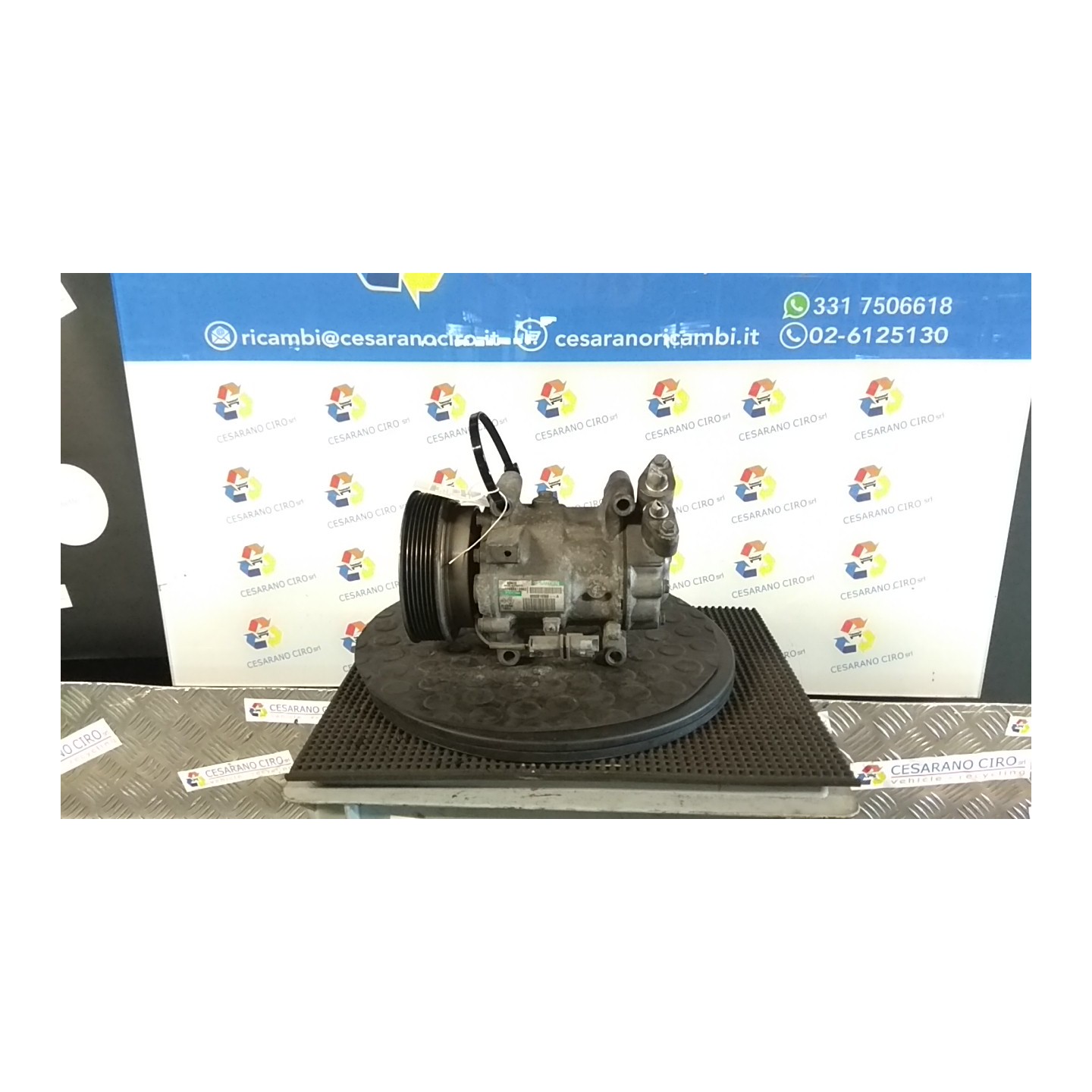 COMPRESSORE A/C 032 RENAULT CLIO 3A SERIE (05/09-) D4FL7 8200819568