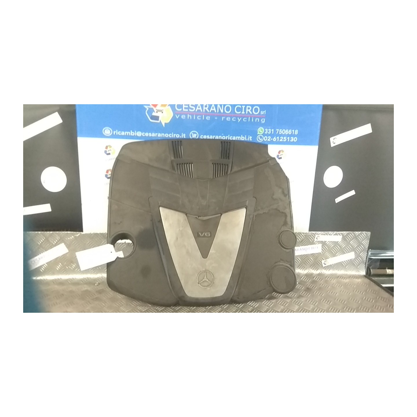 COPERTURA INSONORIZZANTE PUNTERIE 021 MERCEDES-BENZ CLASSE M (W164) (03/05-03/12) 642940 A6420101667