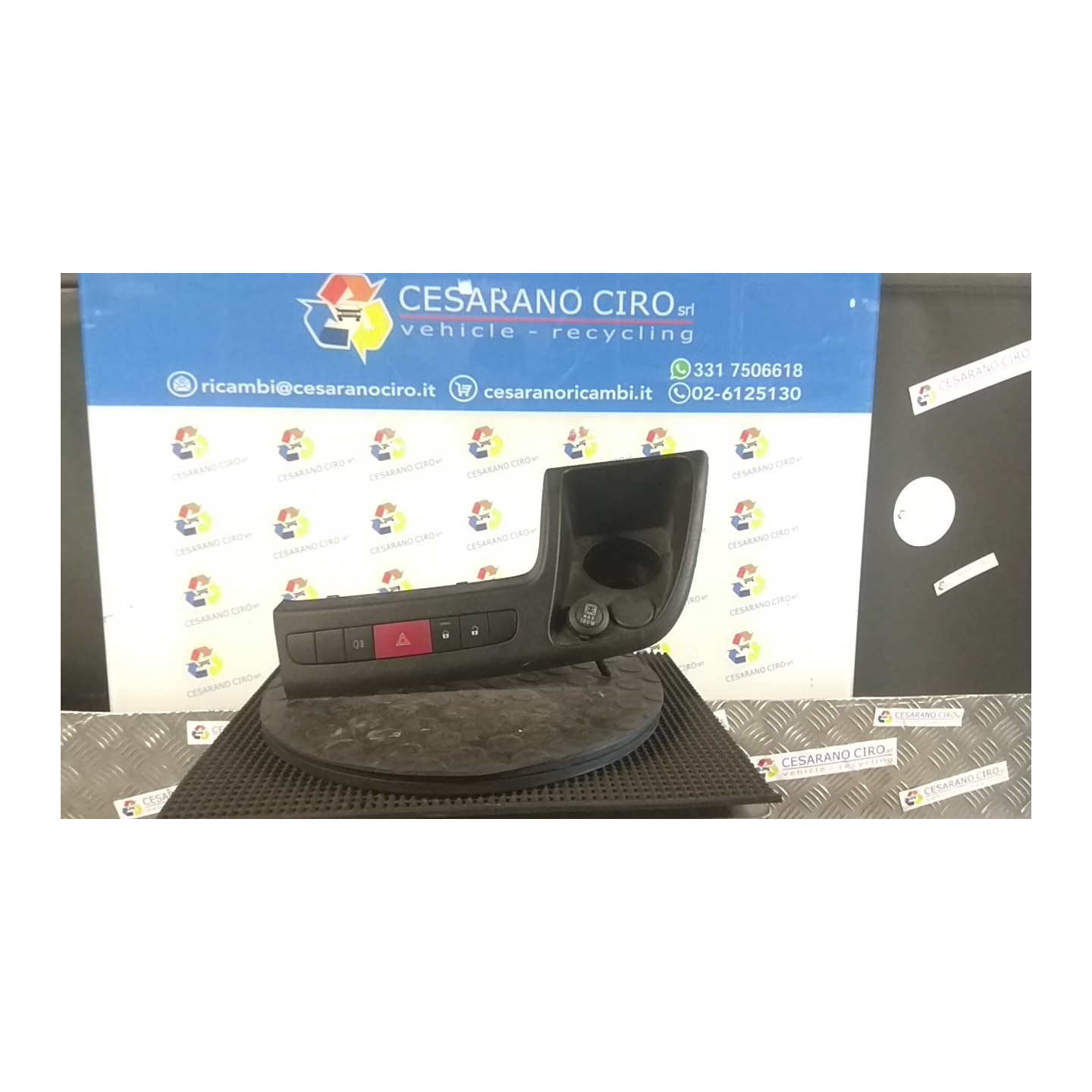 BLOCCO COMANDI MULTIFUNZIONI C/FENDINEBBIA 027 FIAT DUCATO (4X) (05/11-04/14) F1AE3481E 735533118