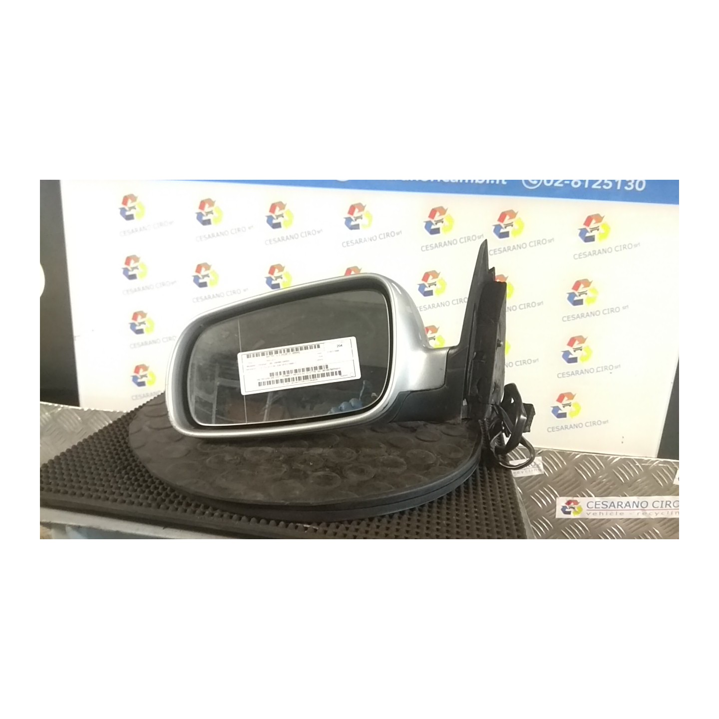 RETROVISORE EST. TERMICO REGOLAZ. ELETTR. SX. 082 VOLKSWAGEN PASSAT (3B) (08/96-04/03) AFN 3B1857507K01C