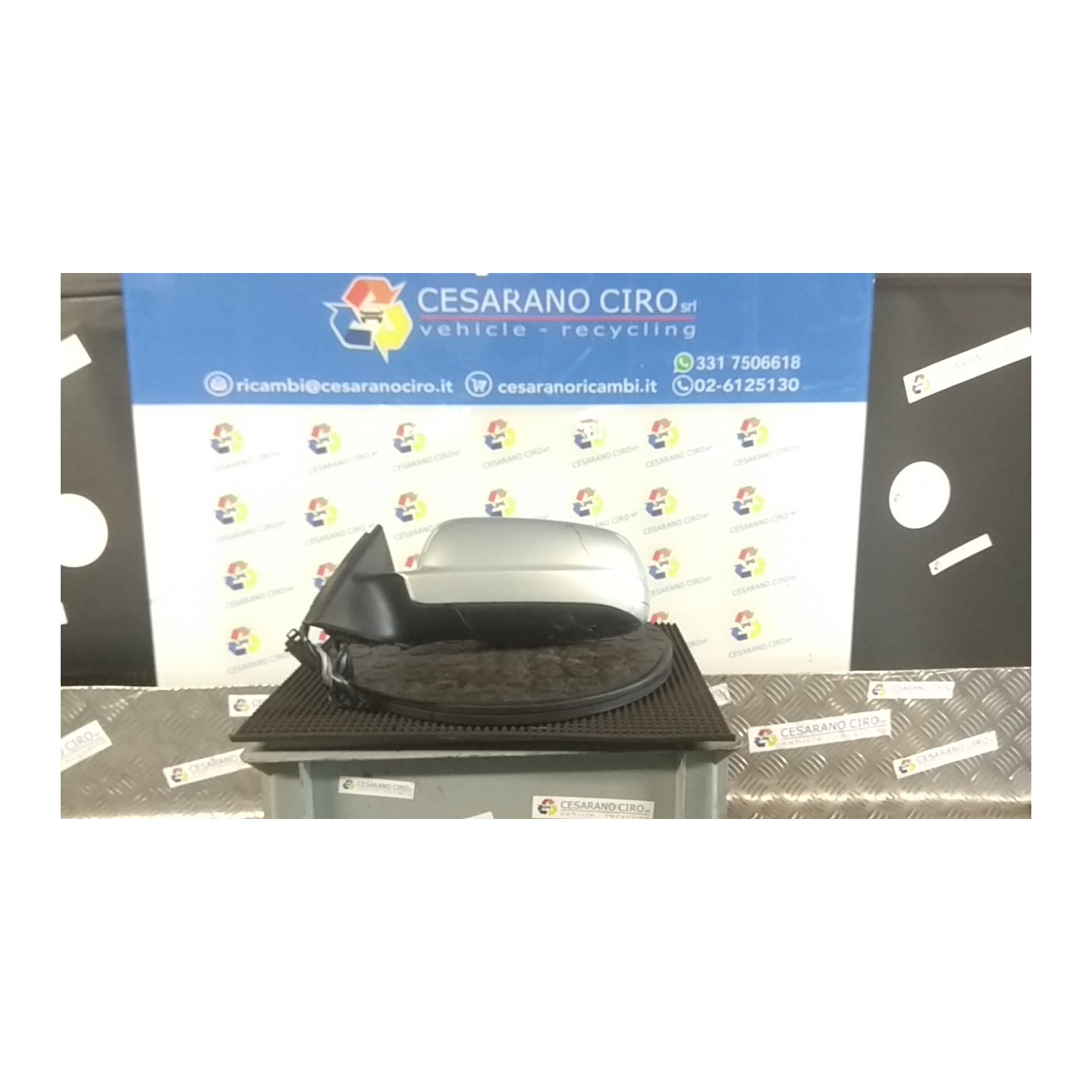 RETROVISORE EST. TERMICO REGOLAZ. ELETTR. SX. 082 VOLKSWAGEN PASSAT (3B) (08/96-04/03) AFN 3B1857507K01C