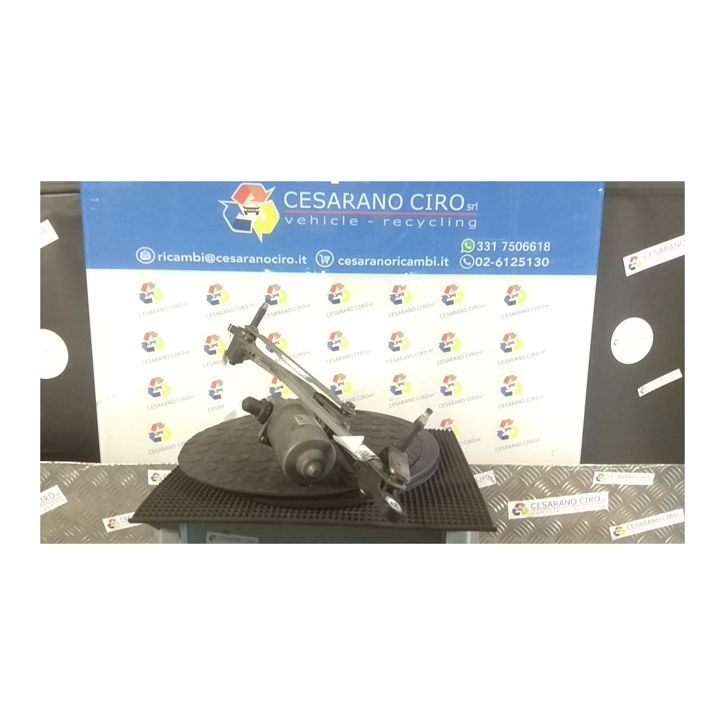 MECCANISMO TERGIPARABREZZA CON MOTORINO 048 ALFA ROMEO MITO (X6) (06/08-06/11) 955A1000 50545277