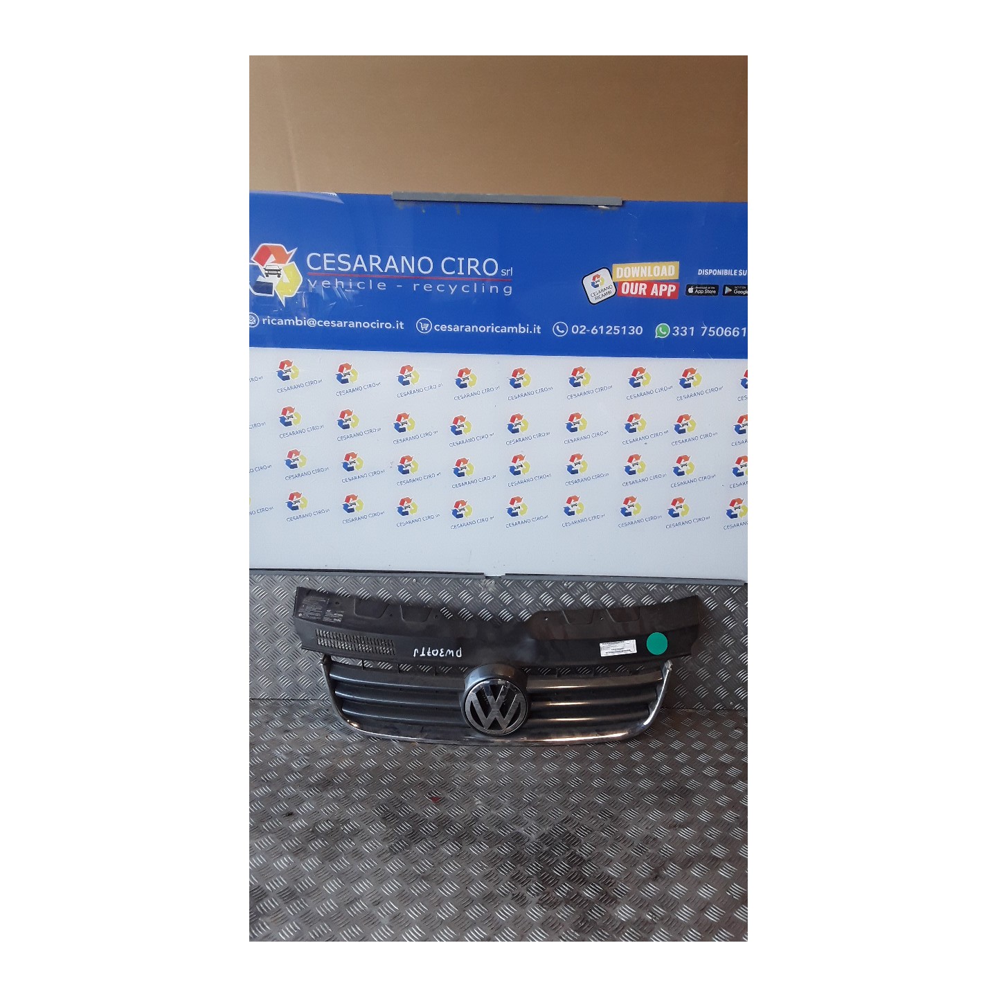 GRIGLIA 023 VOLKSWAGEN TRANSPORTER FURGONE (7H) (06/0 AXC 7H0853653