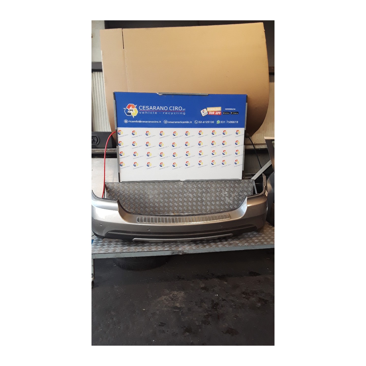 PARAURTI POST. P/SUP. C/SENSORI PARCHEGGIO 112 MERCEDES-BENZ CLASSE M (W164) (03/05-03/12) 642940 A1648852325