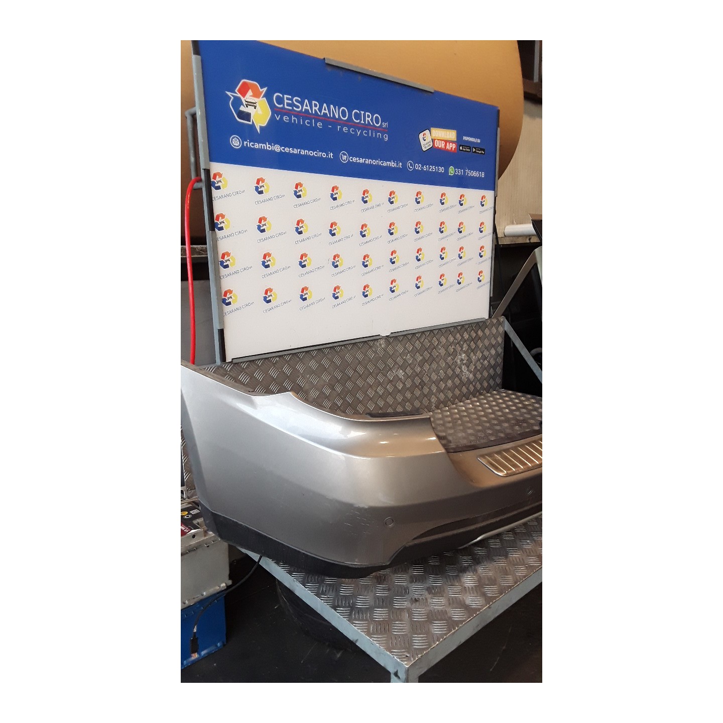 PARAURTI POST. P/SUP. C/SENSORI PARCHEGGIO 112 MERCEDES-BENZ CLASSE M (W164) (03/05-03/12) 642940 A1648852325
