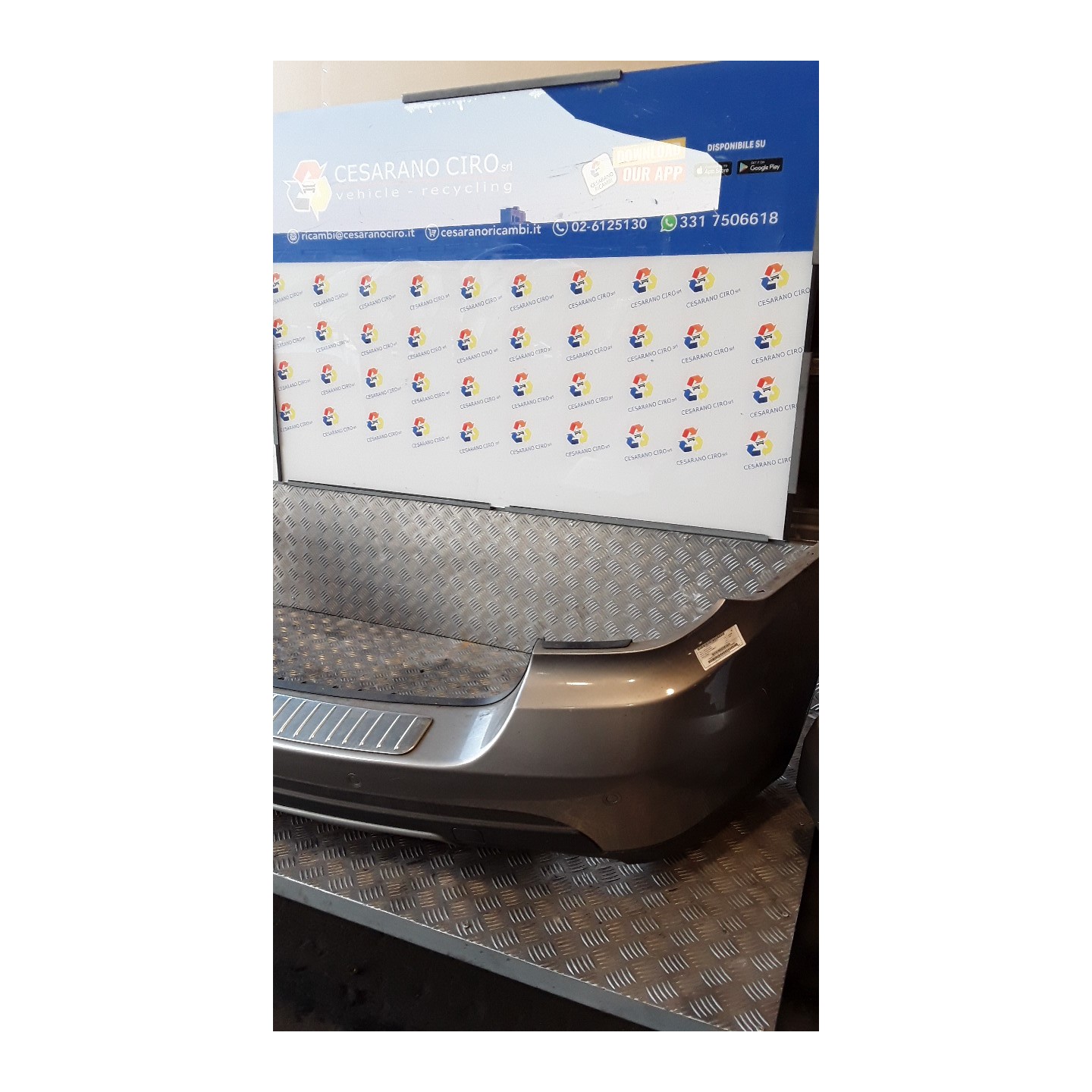 PARAURTI POST. P/SUP. C/SENSORI PARCHEGGIO 112 MERCEDES-BENZ CLASSE M (W164) (03/05-03/12) 642940 A1648852325