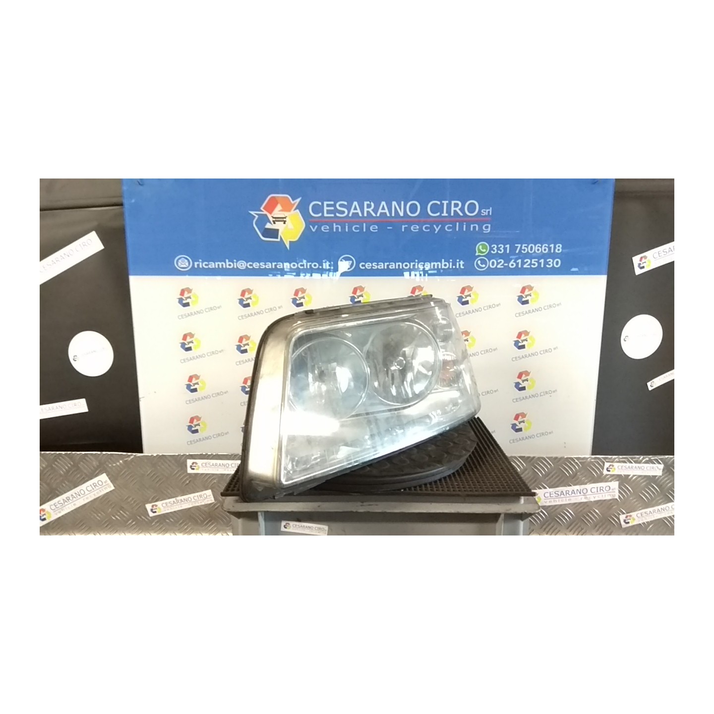 PROIETTORE DOPPIO SX. 011 VOLKSWAGEN TRANSPORTER FURGONE (7H) (06/0 BNZ 7H1941017L