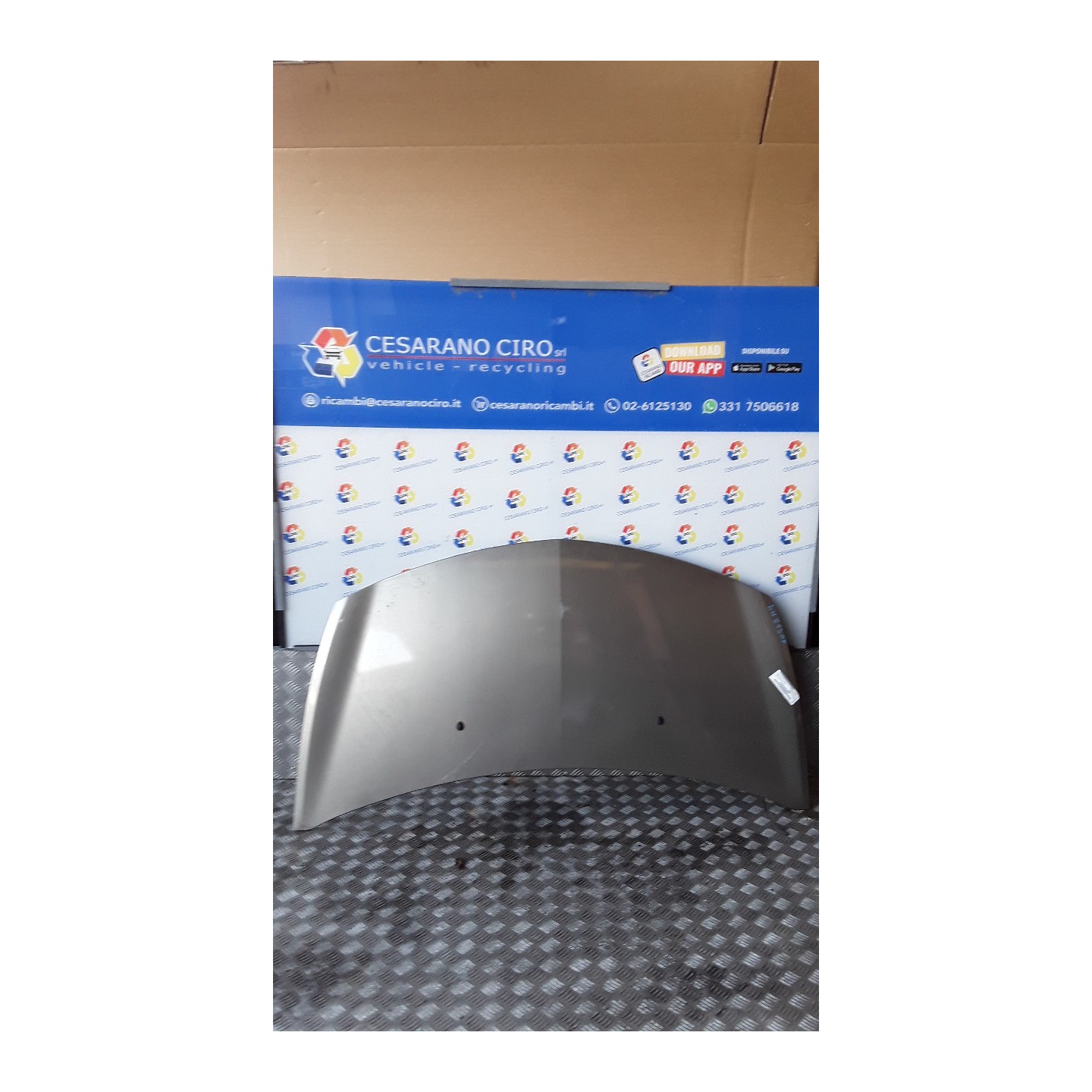 COFANO ANT. 197 RENAULT CLIO 3A SERIE (07/05-05/09) D4FD7 7751476113