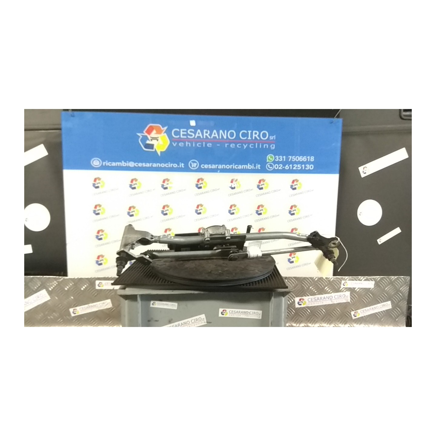 MECCANISMO TERGIPARABREZZA 076 BMW SERIE 1 (E81/E87) (03/07-12/12 N47D20C 61617192963