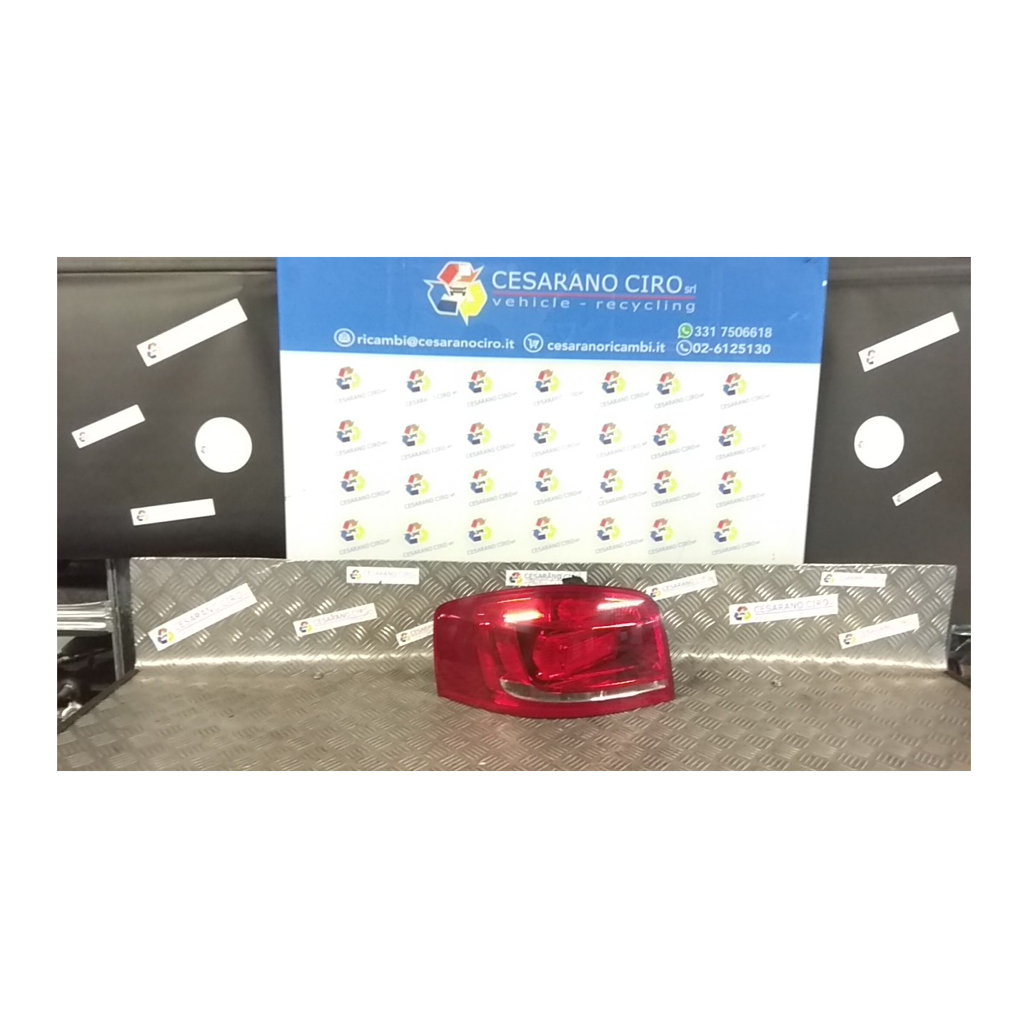 FANALE POST. C/RETRONEBBIA SX. 088 AUDI A3 (8P) (04/03-06/10) BSE 8P0945095