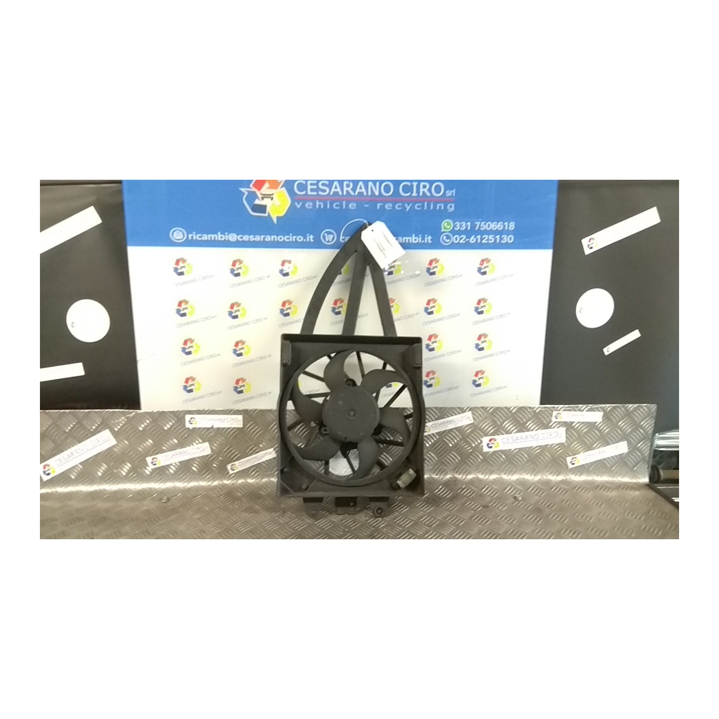 CONVOGLIATORE ARIA C/ELETTROVENTOLA 052 FIAT PANDA (2Q) (09/03-12/10) 188A4000 51848272