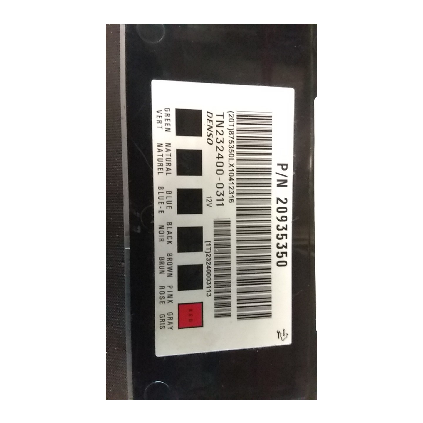 MODULO ELETTRONICO 028 CHEVROLET (DAEWOO) CAPTIVA (C140) (04/11-) Z22D1 NBA024063023002