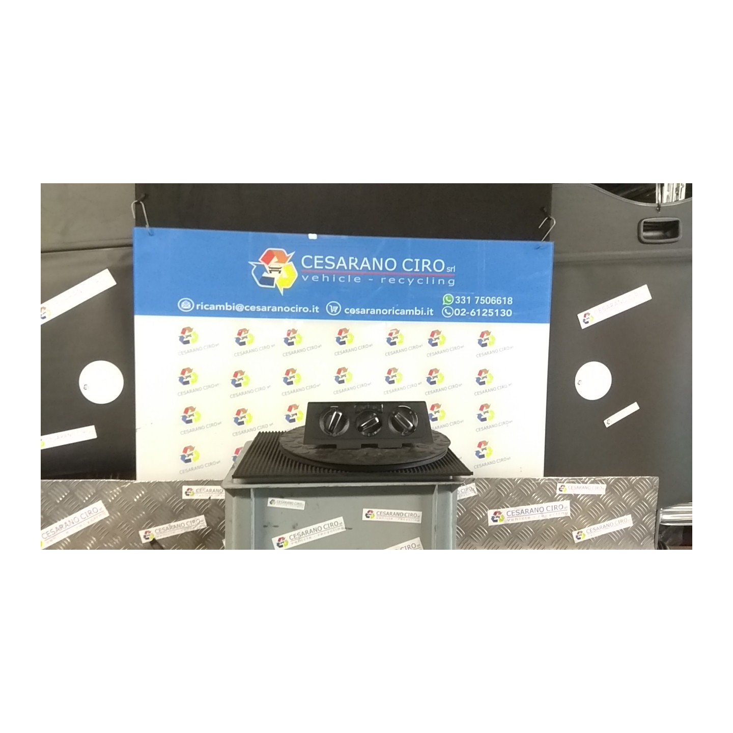 BLOCCO COMANDO CLIMATIZZAZIONE CLIMATIC, SEMIAUTOMATICO 105 VOLKSWAGEN POLO (6R) (05/09-10/14) CGP 6R0820045Q