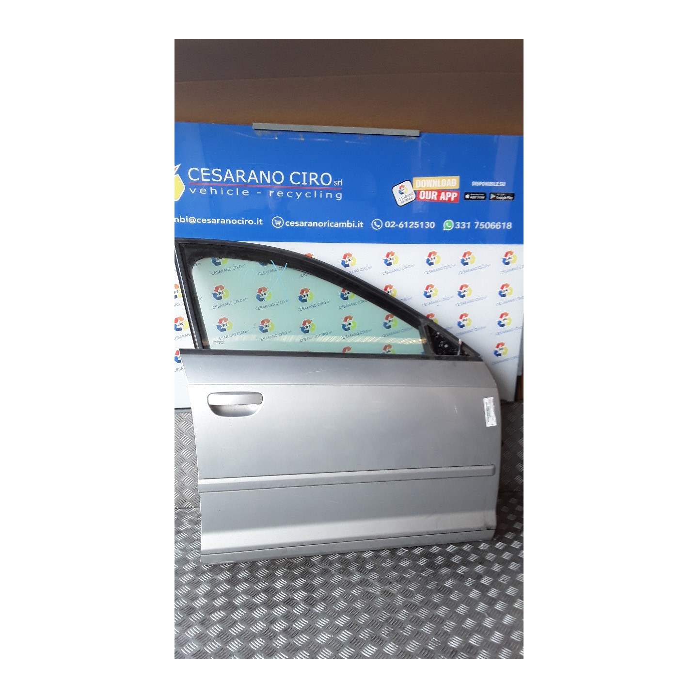 PORTA ANT. DX. 059 AUDI A3 (8P) (04/03-06/10) BMN 8P4831052A