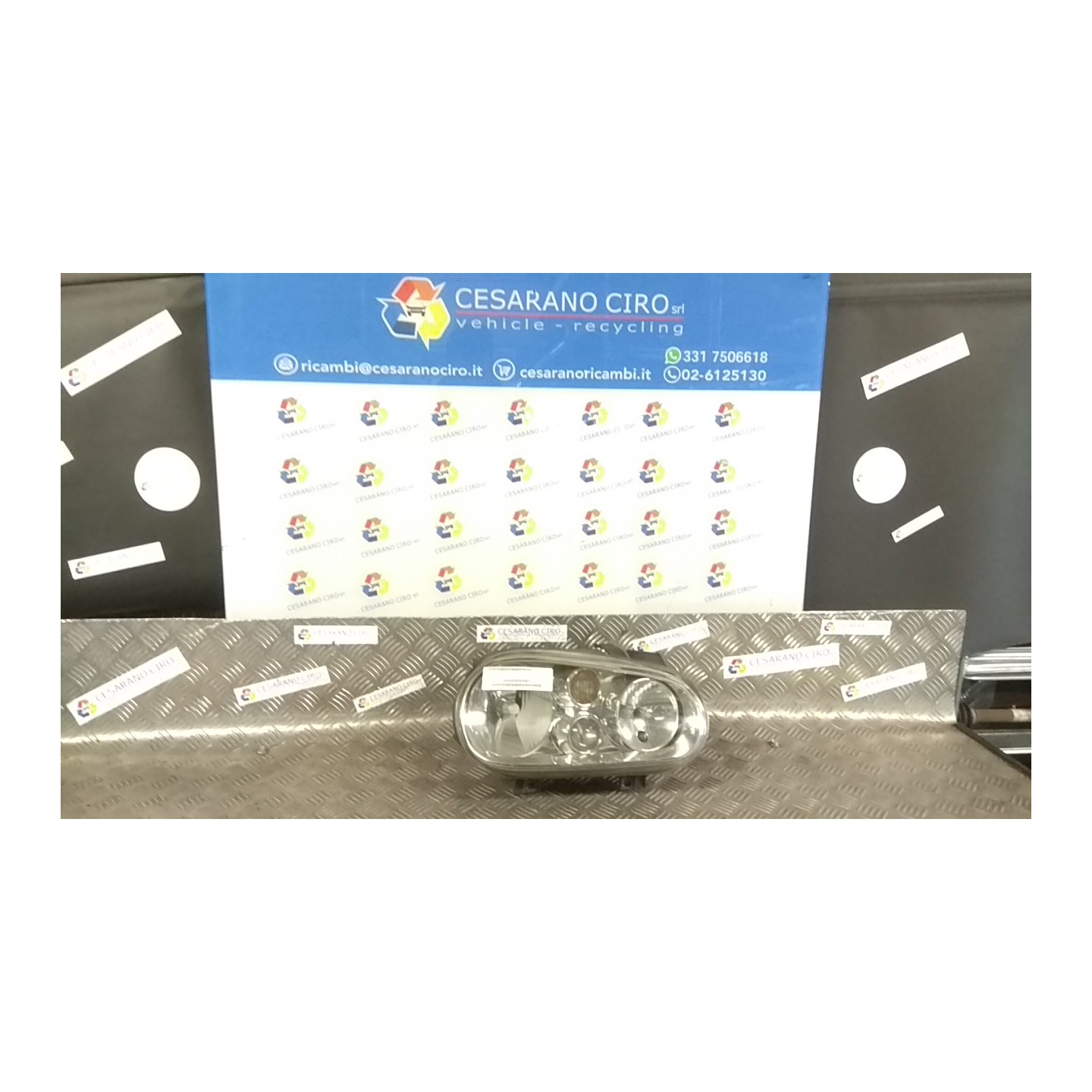 PROIETTORE HELLA DX. 138 VOLKSWAGEN GOLF (1J) (09/97-03/06) AJM 1J1941018F