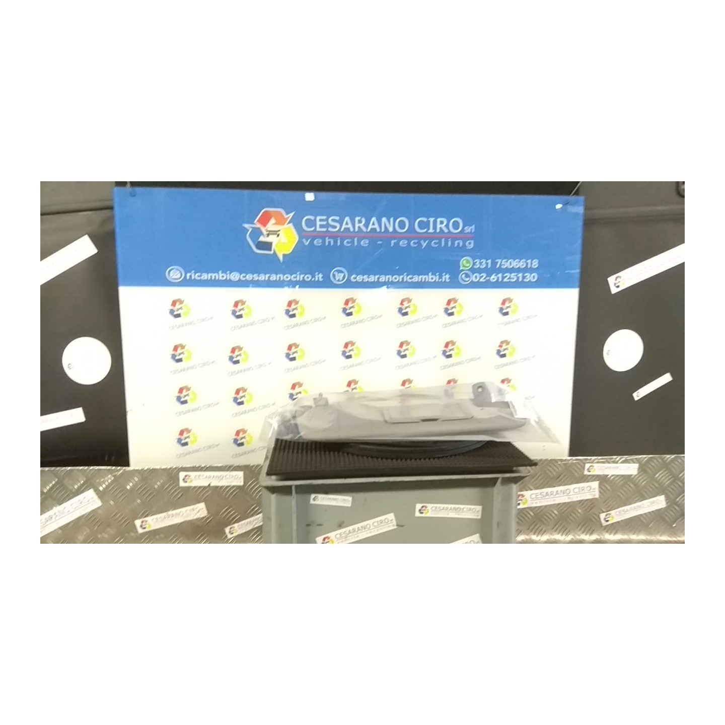 ALETTA PARASOLE PARABREZZA DX. 141 OPEL CORSA (S07) (07/06-02/11) Z12XEP 13163838