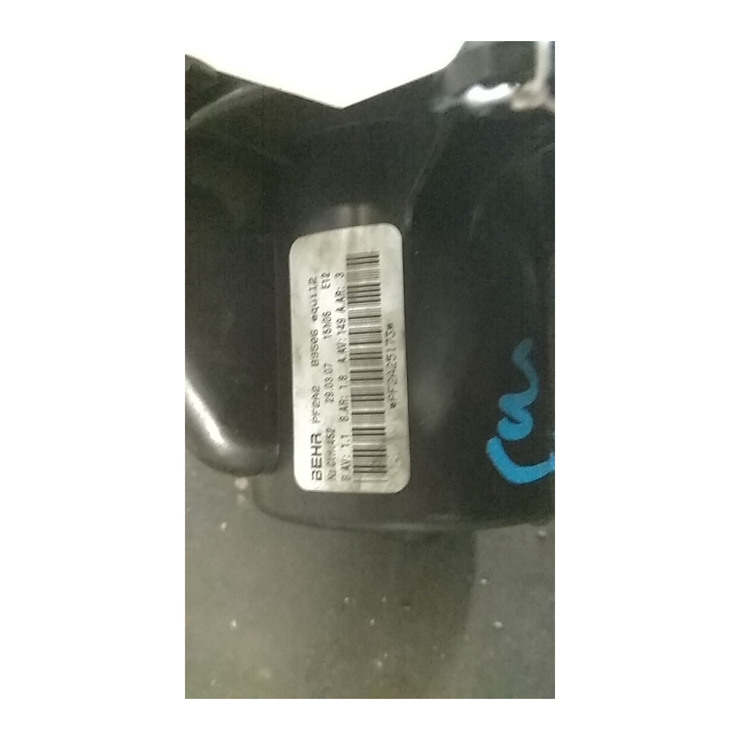 MOTORINO VENTILAZIONE ABITACOLO 050 PEUGEOT 307 (04/01-12/06) NFU 6441P0