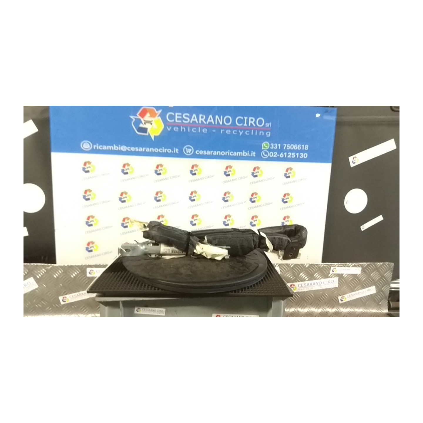 DISPOSITIVO AIRBAG A TENDINA SX. 112 FIAT 500 (3P) (07/07-01/15) 169A1000 51782981