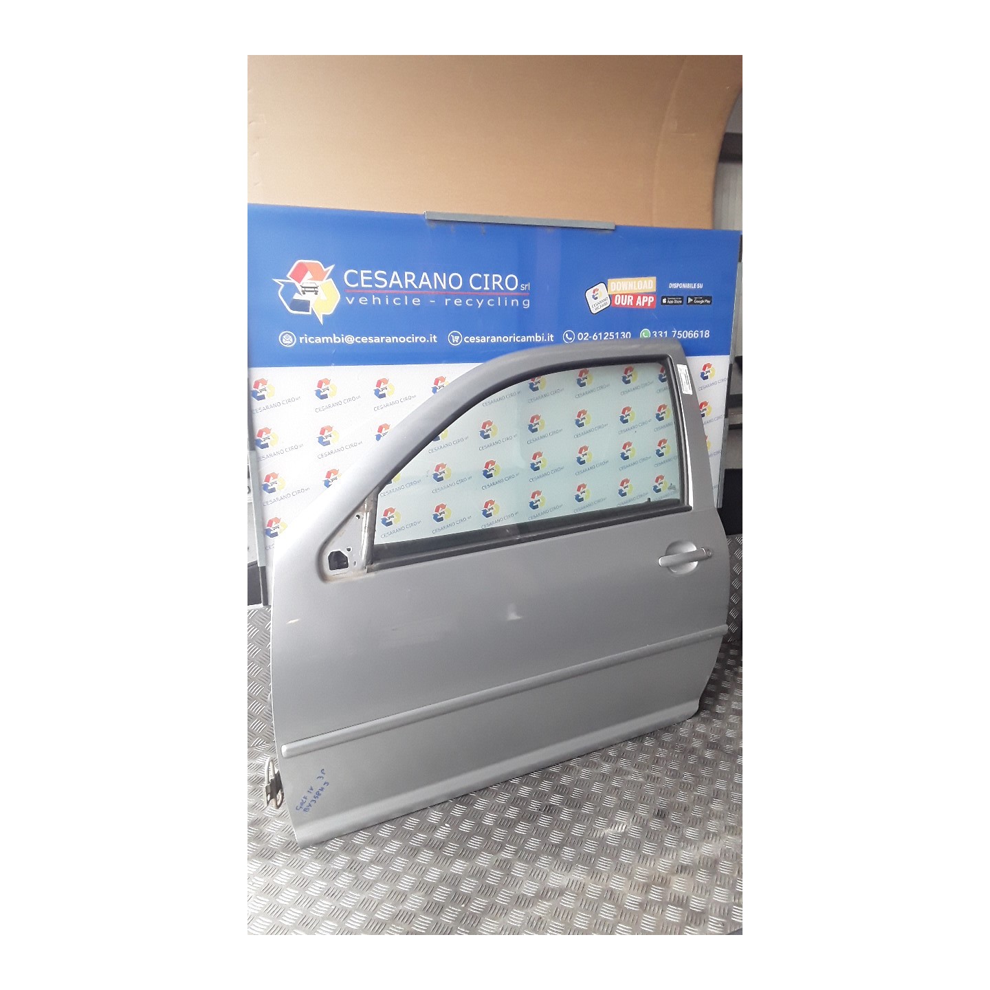 PORTA ANT. SX. 148 VOLKSWAGEN GOLF (1J) (09/97-03/06) AZD 1J3831055H