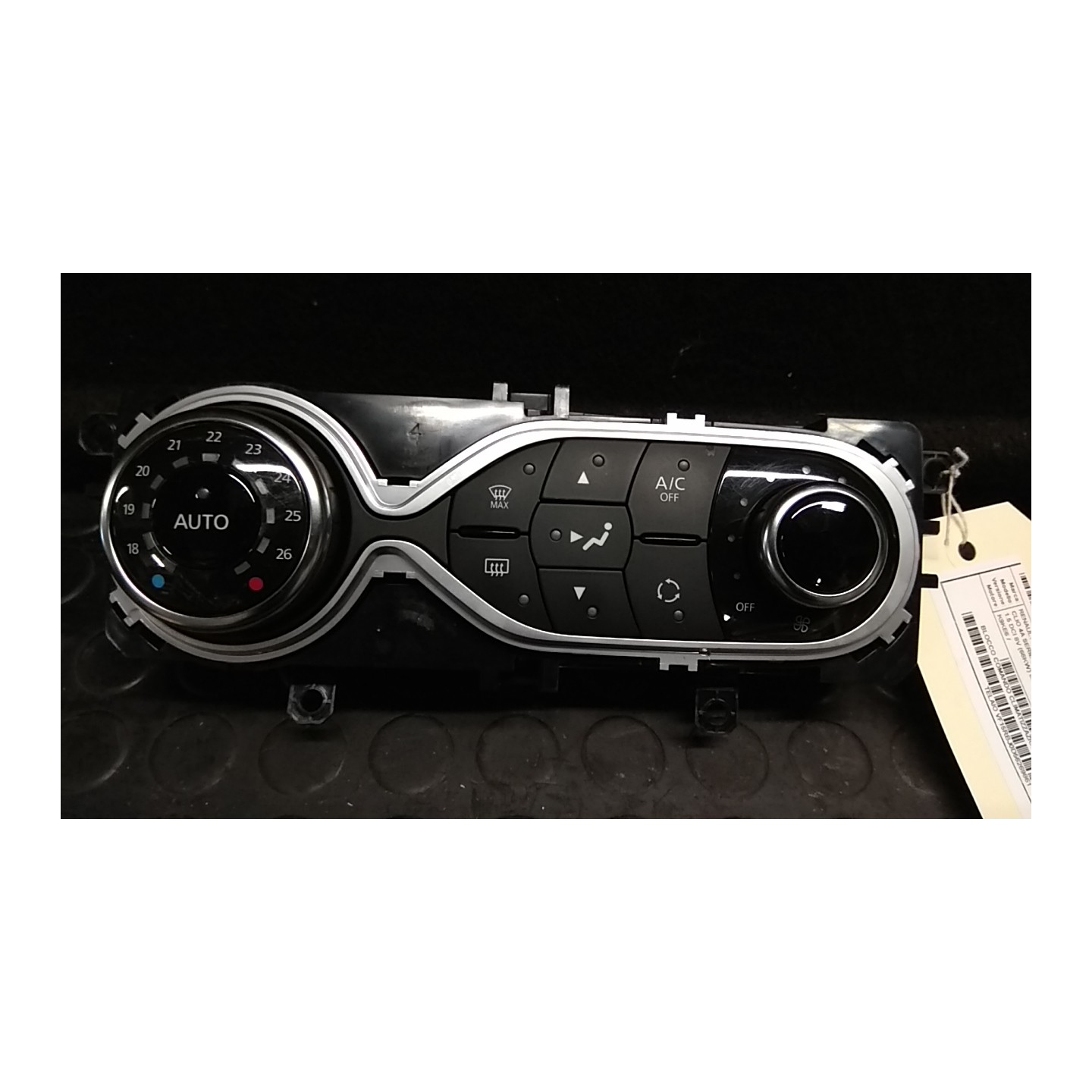 BLOCCO COMANDO CLIMATIZZAZIONE C/A/C AUT. 077 RENAULT CLIO 4A SERIE (07/12-12/16) K9KE6 275105430R