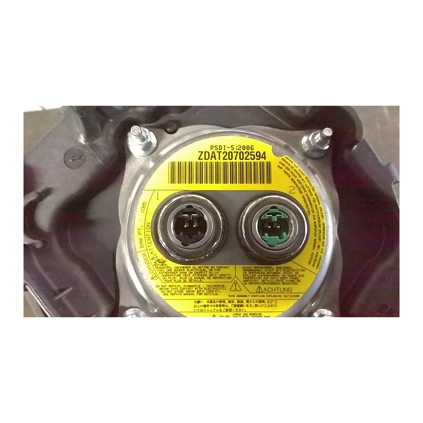DISPOSITIVO AIRBAG LATO GUIDA 068 BMW SERIE 3 (E90/E91) (02/05-12/11 204D4 32306774945
