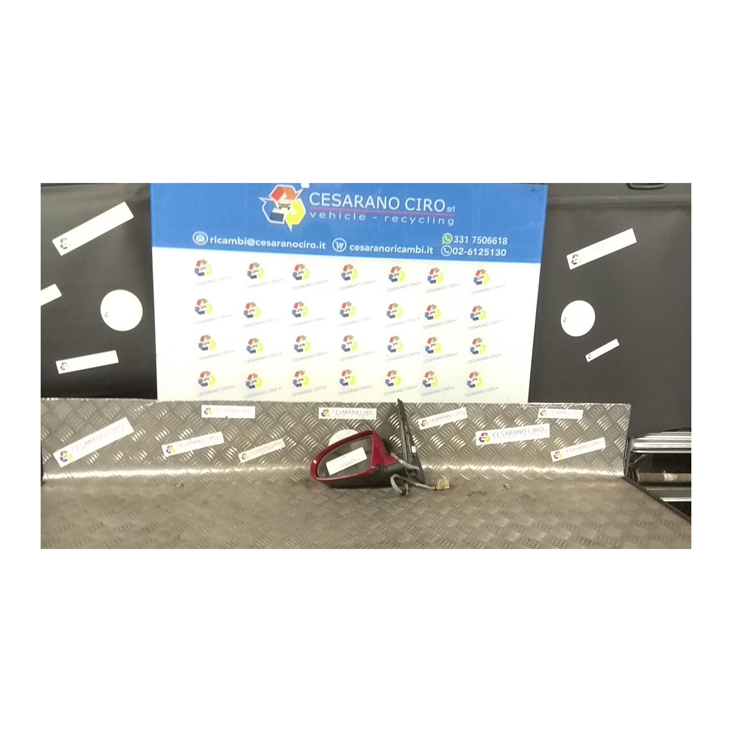 RETROVISORE EST. REGOLAZ. ELETTR. SX. 085 AUDI A2 (8Z) (06/00-02/06) AMF 8Z18585311P9