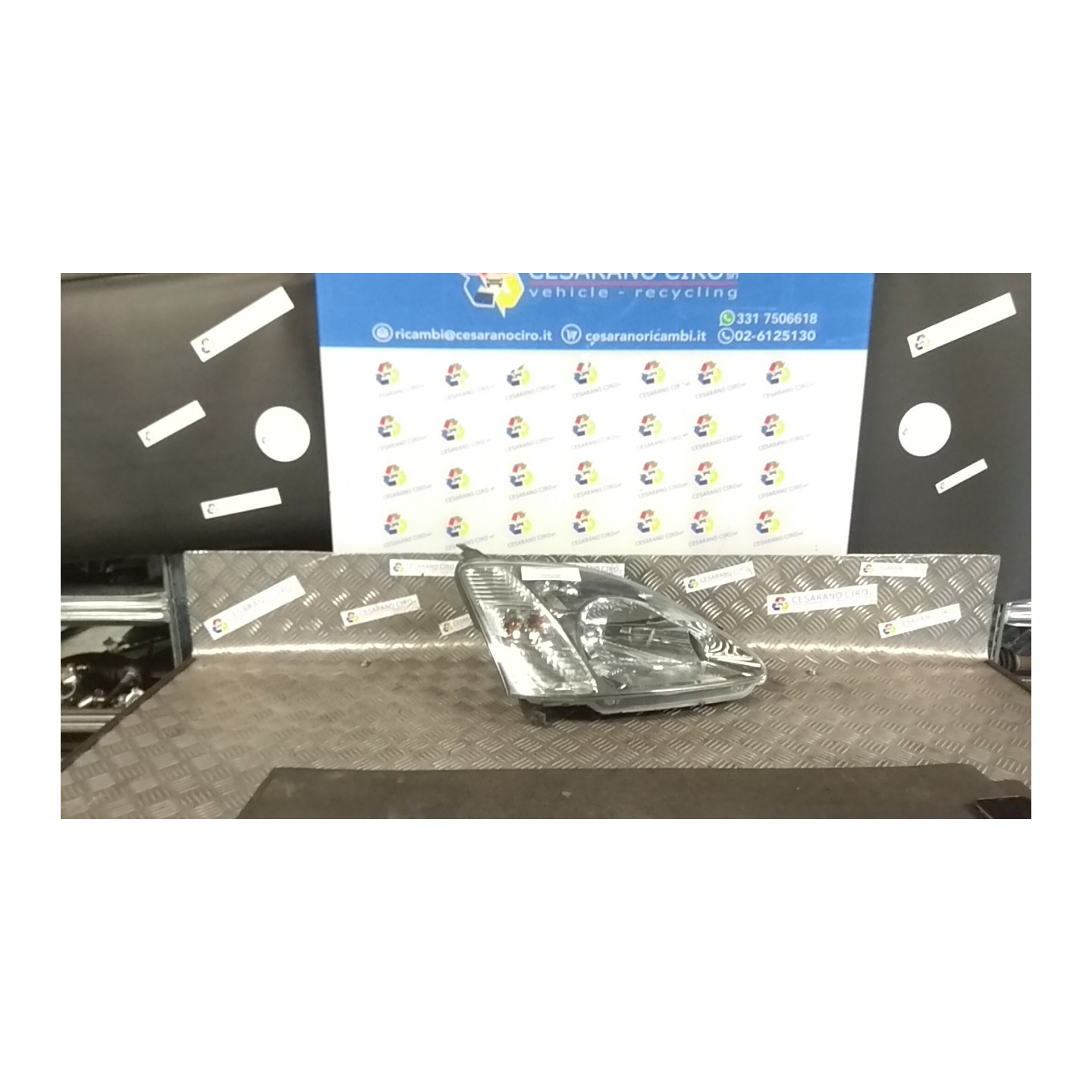 PROIETTORE DX. 033 HONDA CIVIC 7A SERIE (03/01-12/05) D16V1 33101S6AG01