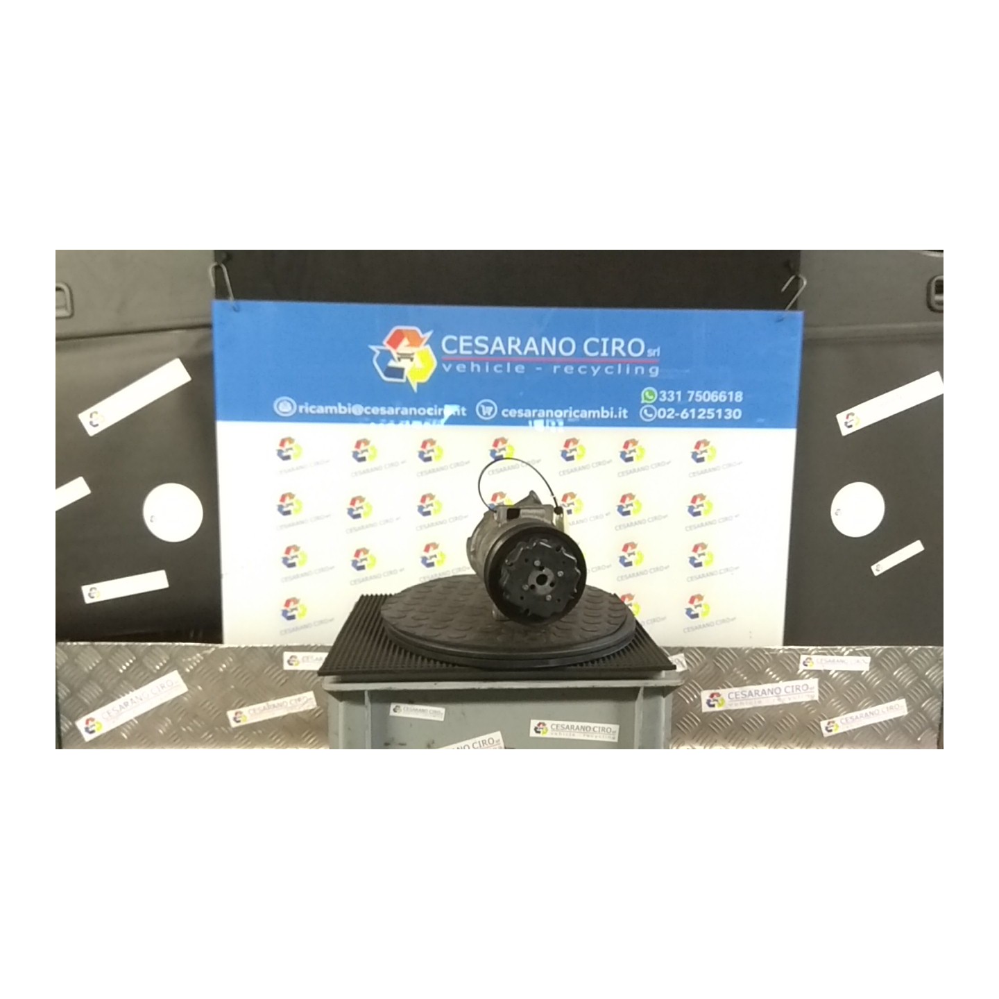 COMPRESSORE A/C 091 OPEL CORSA (S07) (07/06-02/11) Z13DTJ 93190815