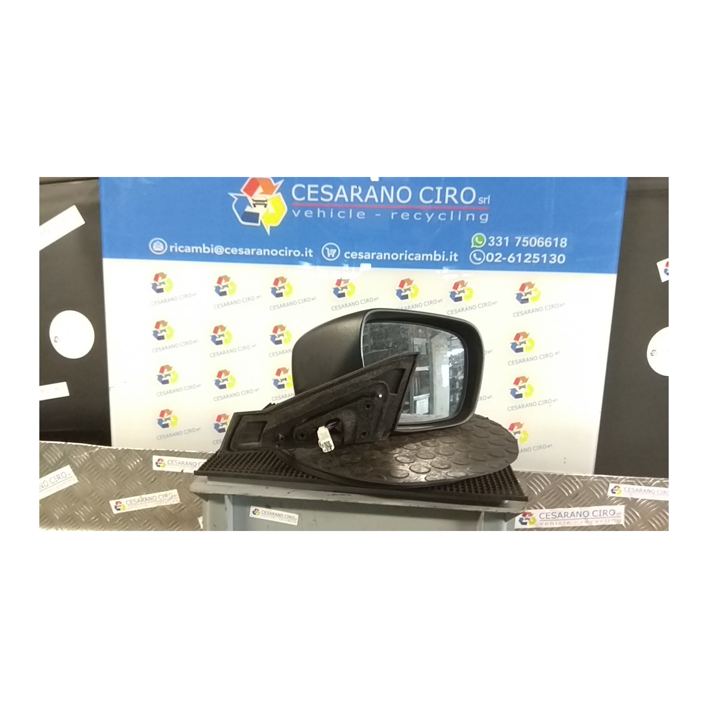 RETROVISORE EST. REGOLAZ. ELETTR. NERO, RISCALDATO DX. 011 MAZDA MAZDA 5 1A SERIE (07/05-10/10 RF CC6569120CPZ