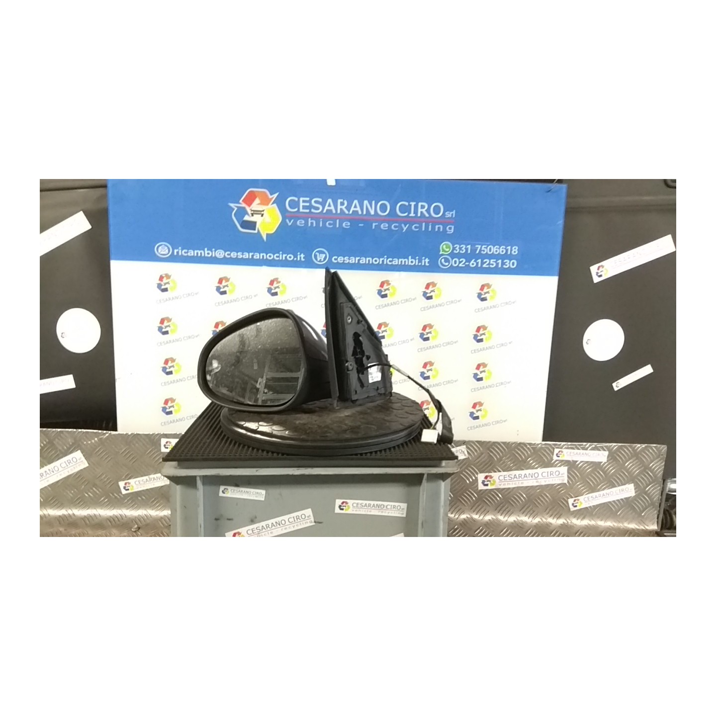 RETROVISORE EST. REGOLAZ. ELETTR. SX. 026 LANCIA YPSILON (TI) (12/08-06/13) 350A1000 735411227