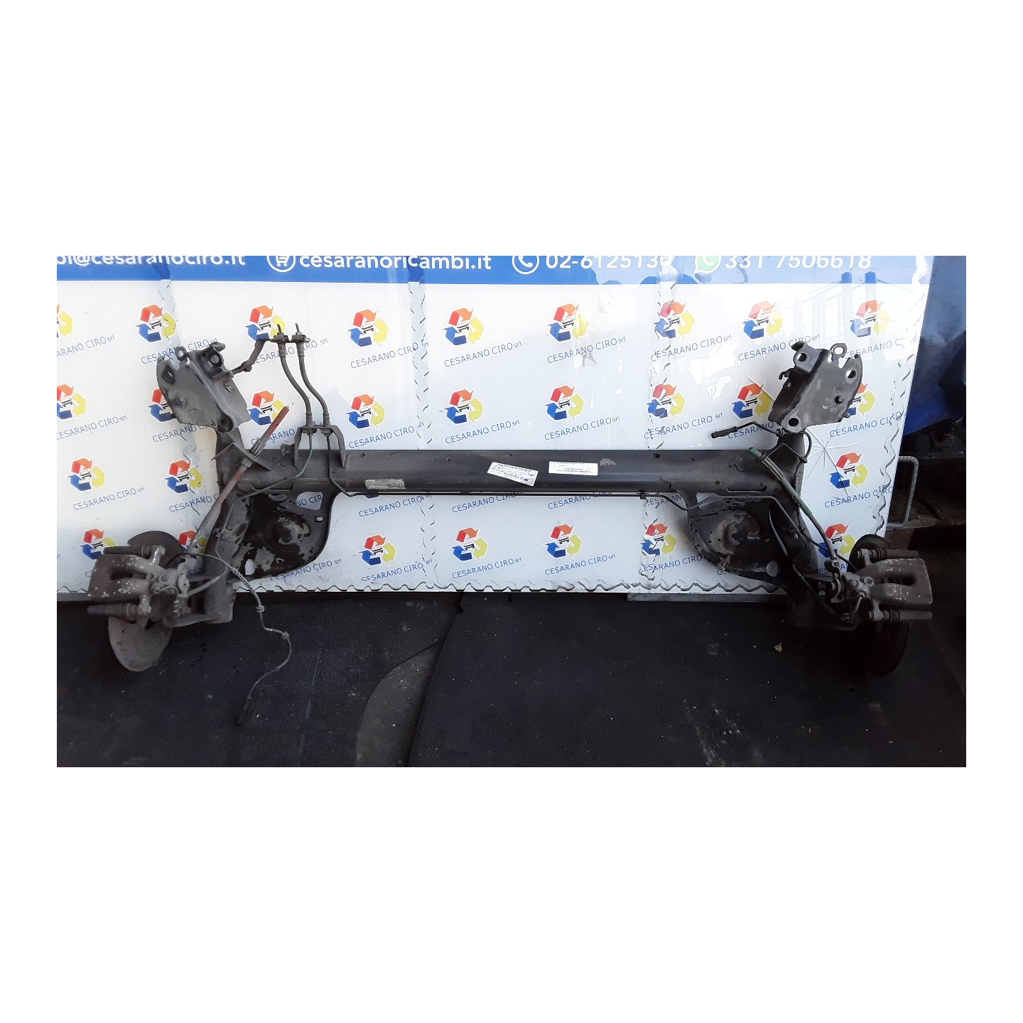 ASSALE POST. C/CONTR.TRAIETTORIA/RUOTA 16" 073 RENAULT CLIO 3A SERIE (05/09-) K9K67 555025363R