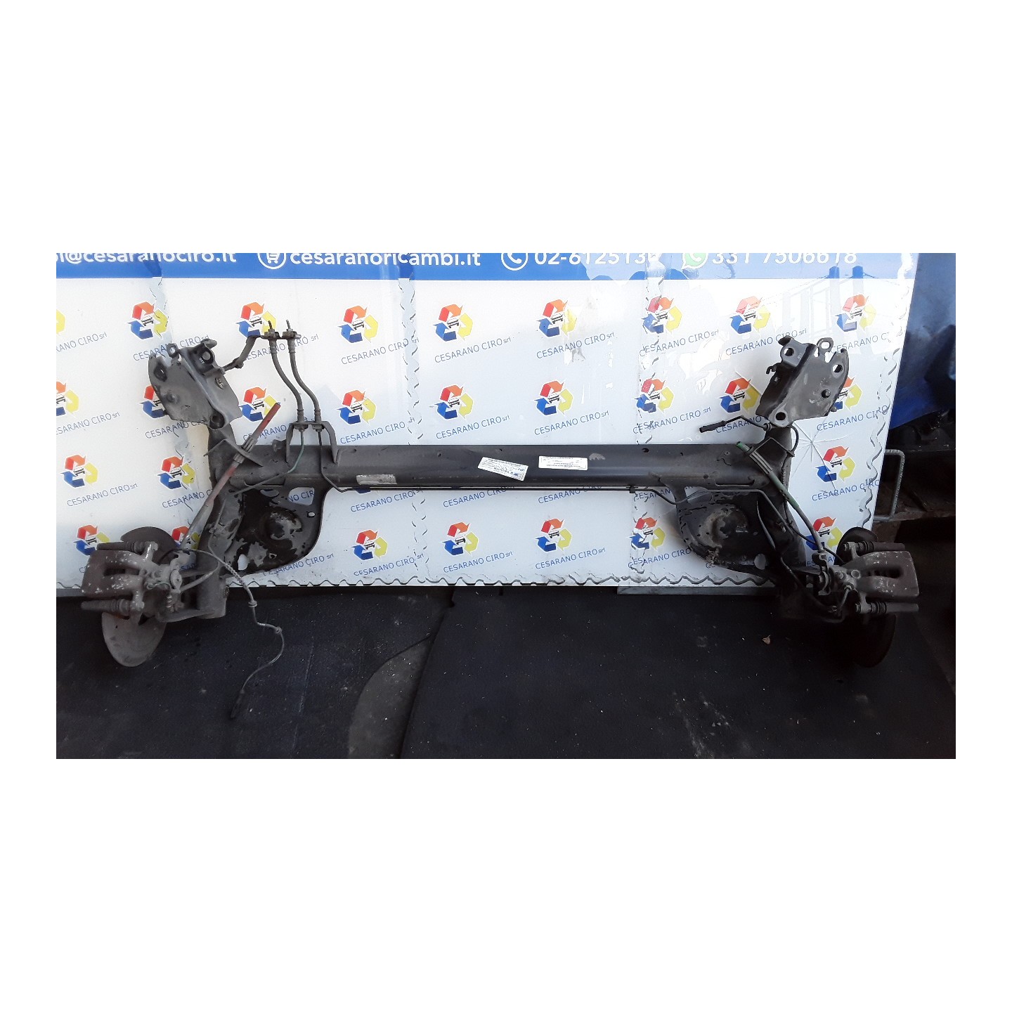 ASSALE POST. C/CONTR.TRAIETTORIA/RUOTA 16" 073 RENAULT CLIO 3A SERIE (05/09-) K9K67 555025363R