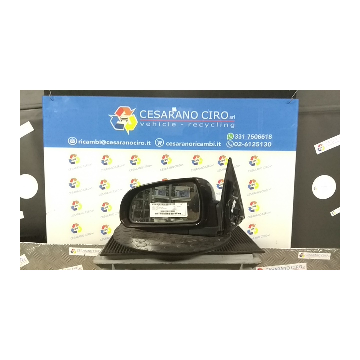 RETROVISORE EST. REGOLAZ. ELETTR. SX. 024 HYUNDAI SONICA (05/06-12/09) D4EA 876103K410