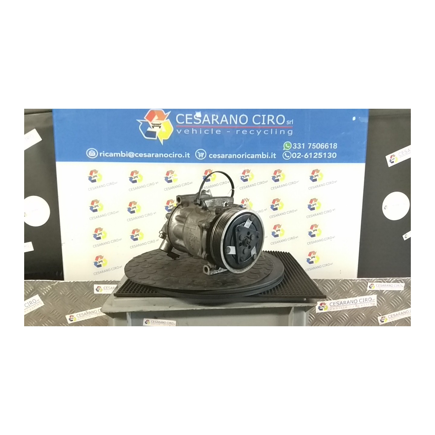 COMPRESSORE A/C 080 PEUGEOT 407 (03/04-03/12) RHR 9800840380