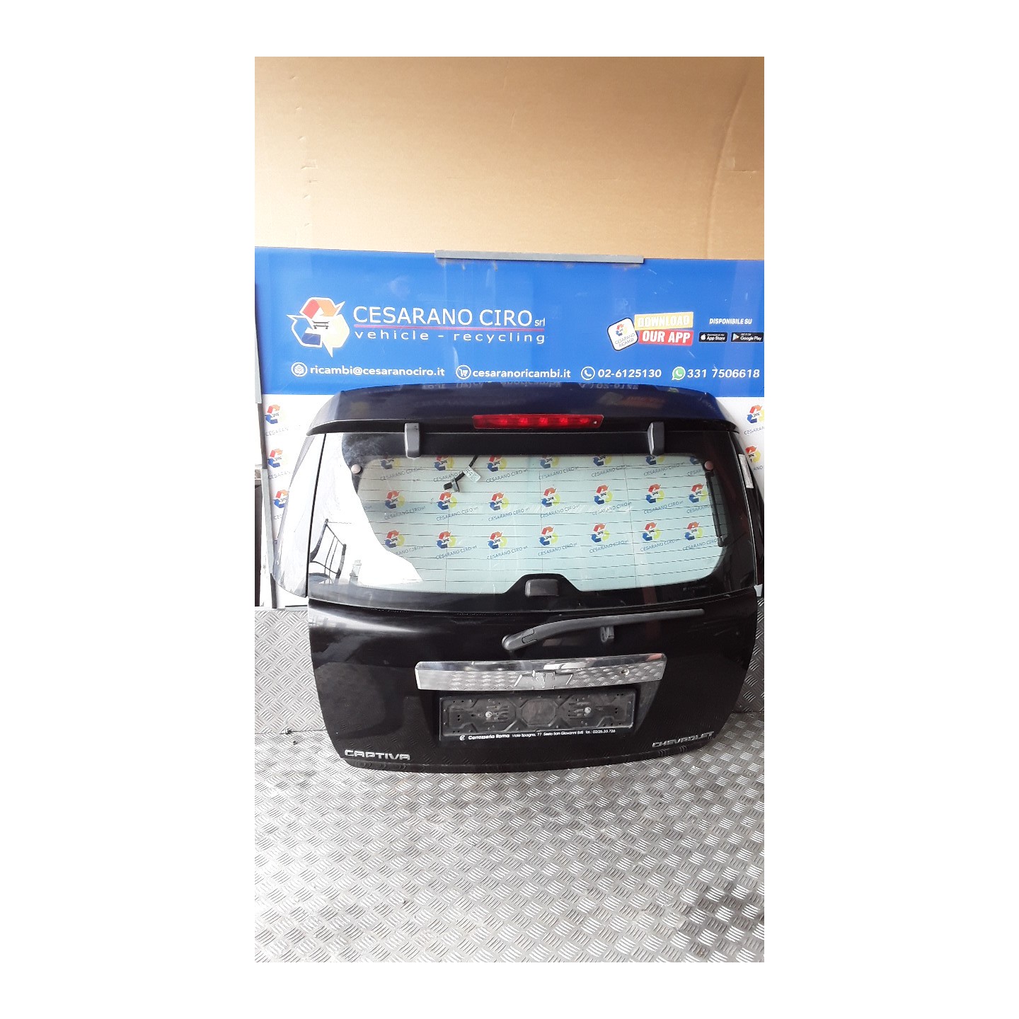 PORTELLO POST. LR;LU;LV26 049 CHEVROLET (DAEWOO) CAPTIVA (C100) (07/06-03/11) Z20S 95240538