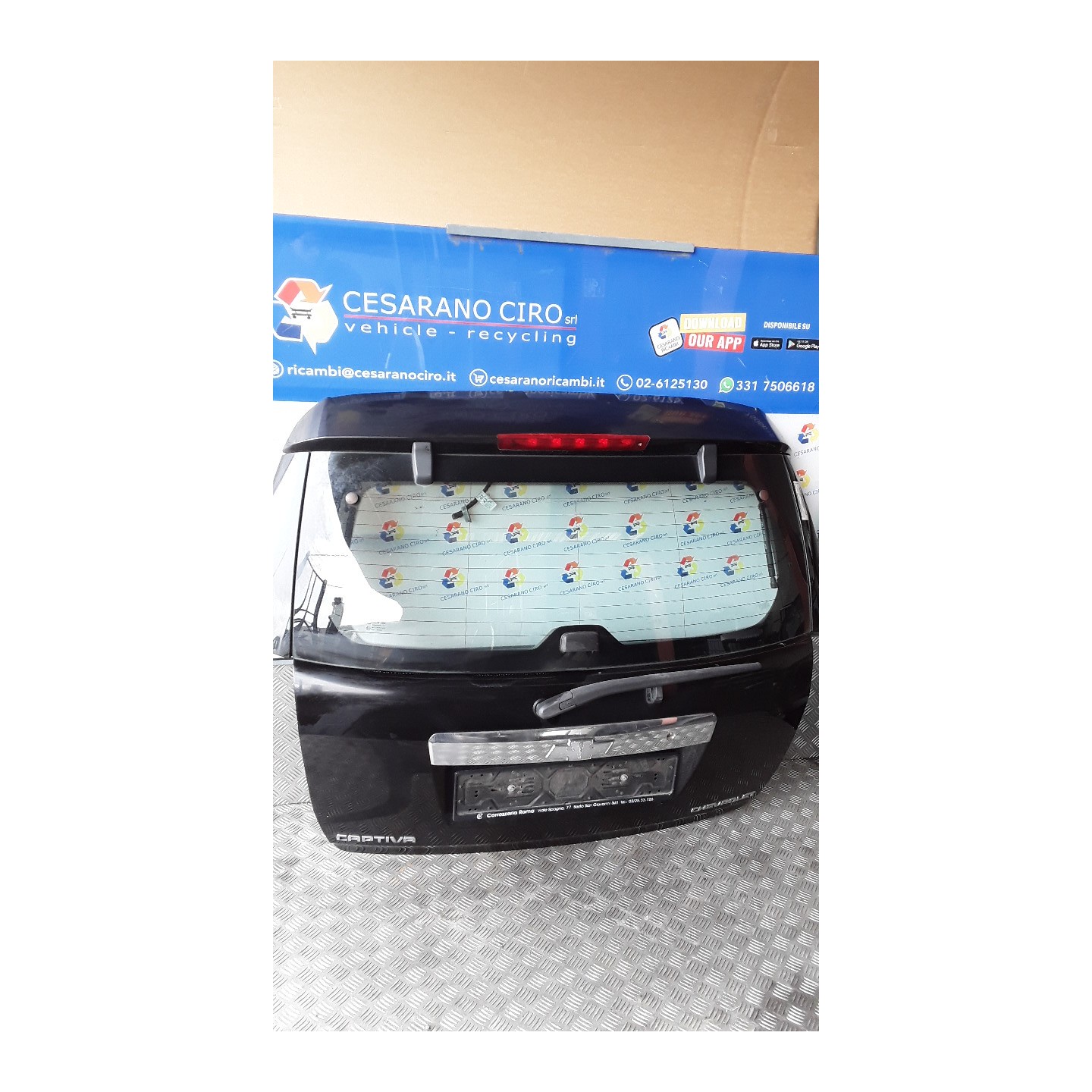 PORTELLO POST. LR;LU;LV26 049 CHEVROLET (DAEWOO) CAPTIVA (C100) (07/06-03/11) Z20S 95240538