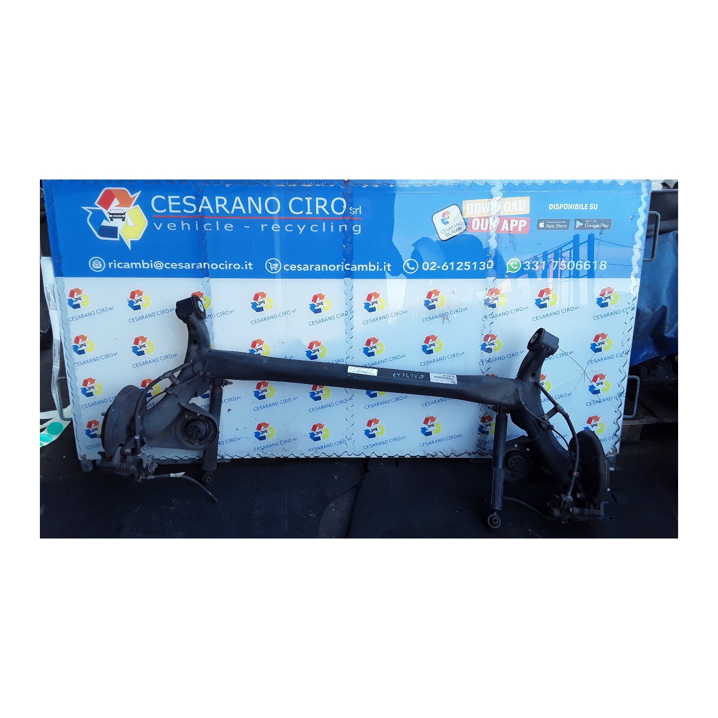 ASSALE POST. P/FRENI A DISCO 071 KIA RIO 3A SERIE (08/11-09/15) D3FA 551001W100