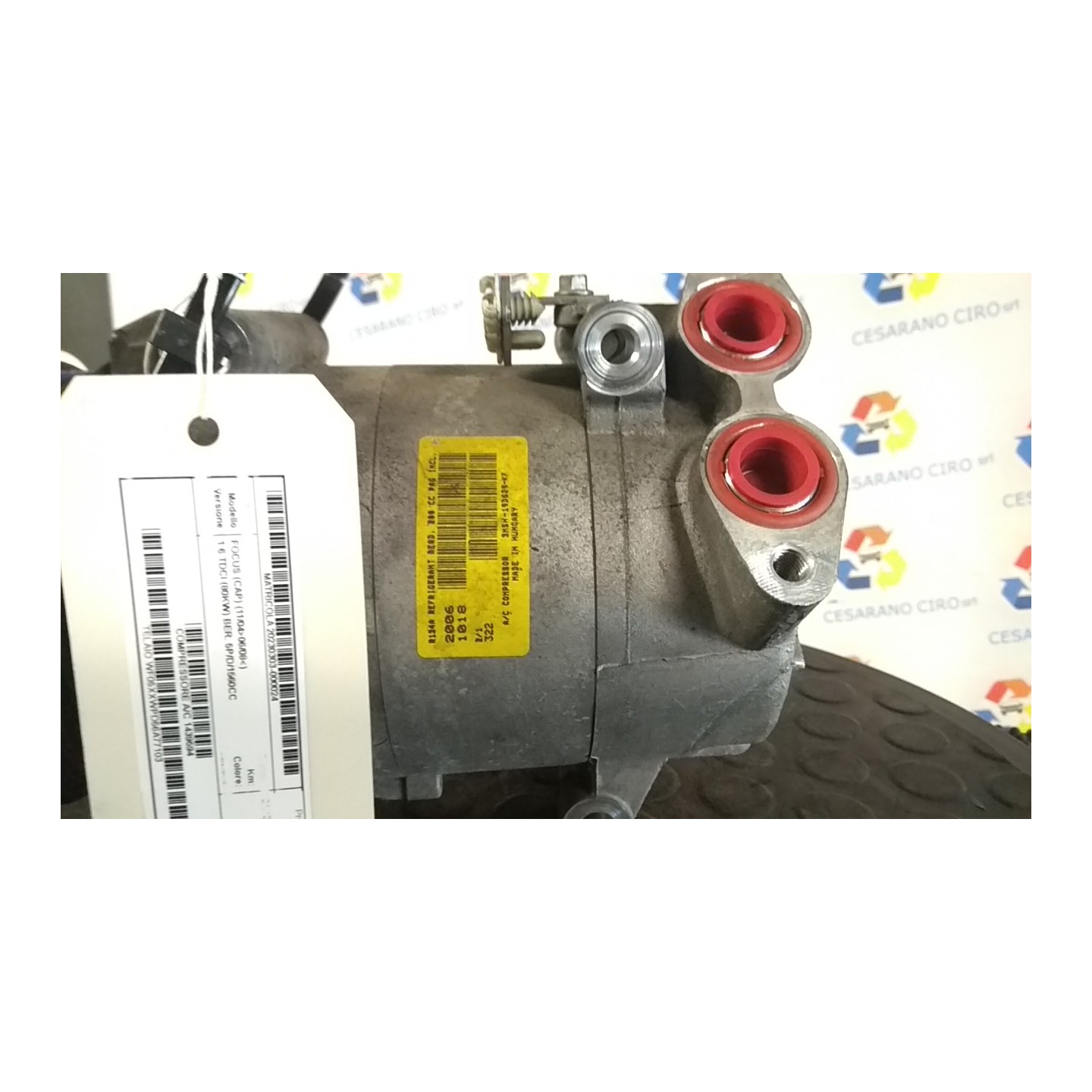 COMPRESSORE A/C 024 FORD FOCUS (CAP) (11/04-06/08) G8DB 1439594
