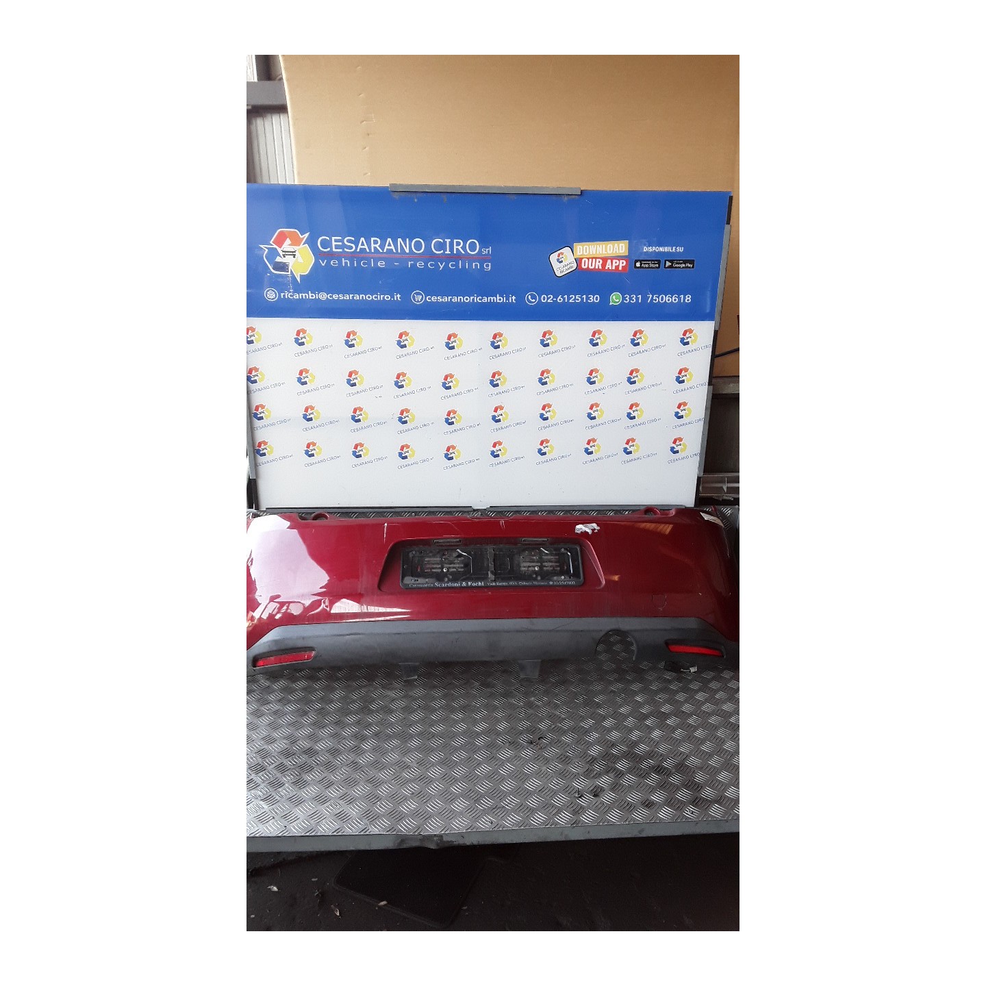 PARAURTI POST. 072 CITROEN C3 2A SERIE (A51) (09/09-06/13 KFT 7410KY