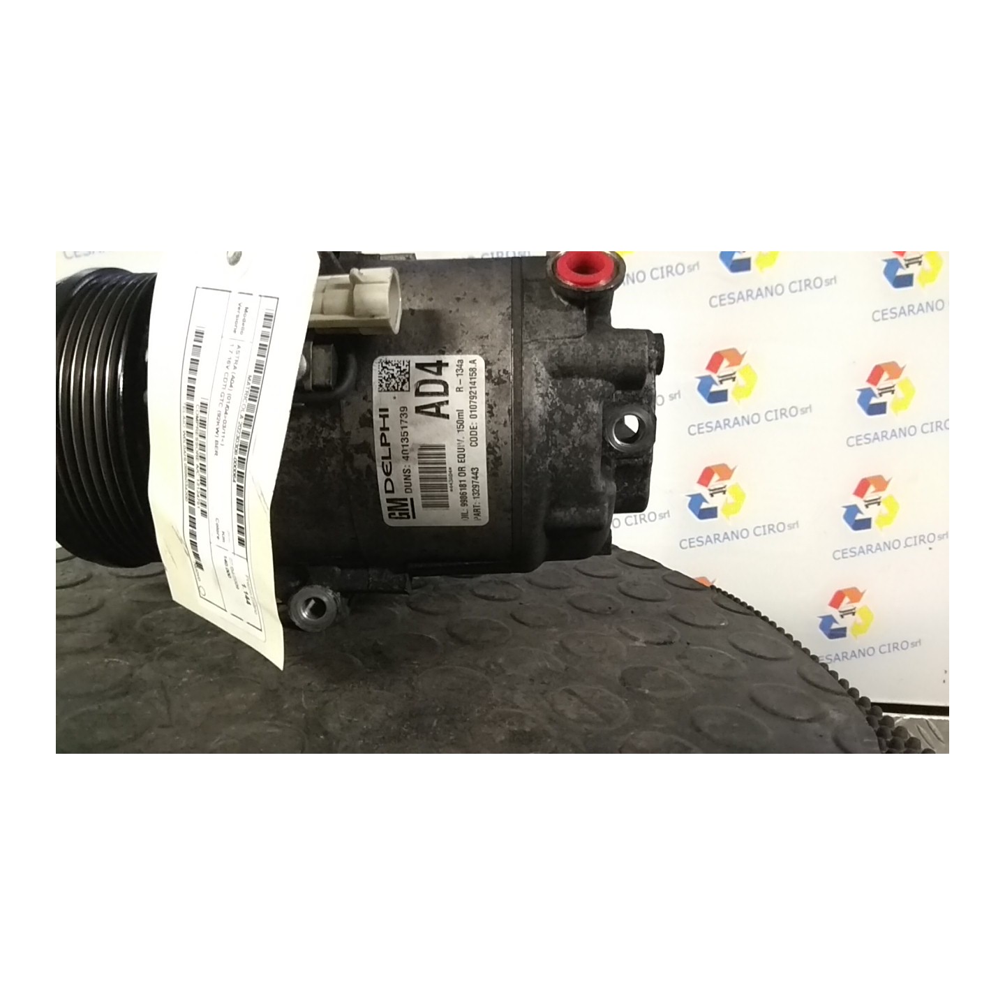 COMPRESSORE A/C 064 OPEL ASTRA (A04) (01/04-03/11) Z17DTR 13124751