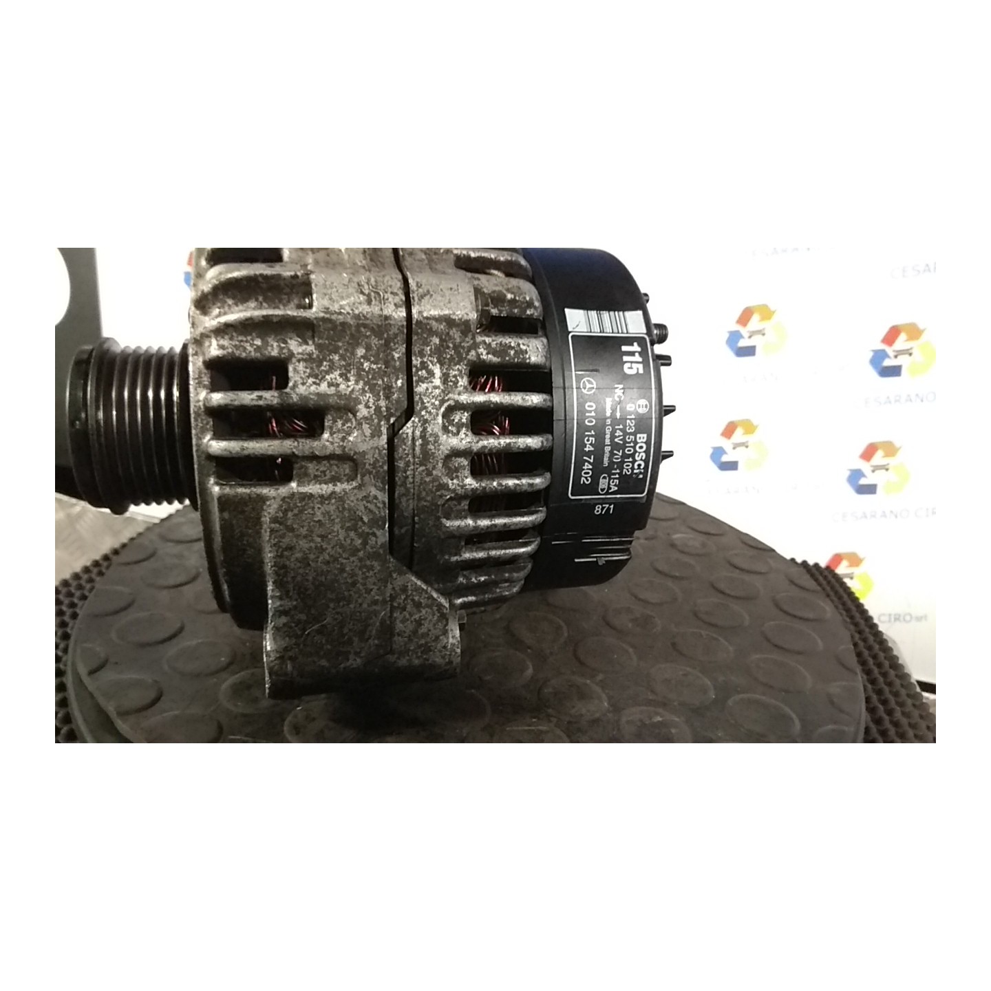 ALTERNATORE 115AMP 085 MERCEDES-BENZ VITO (W638) (03/96-07/03) 601970 A0101540402