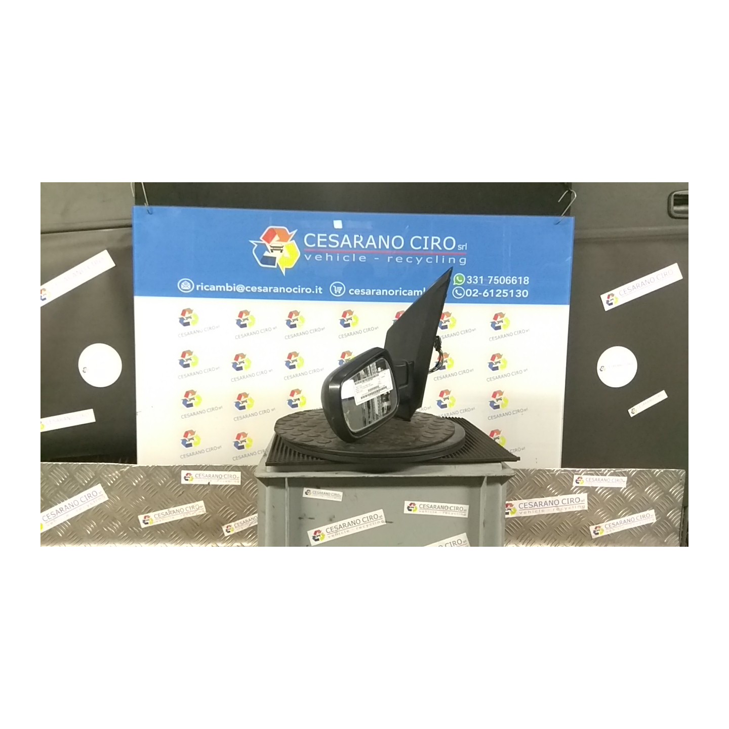 RETROVISORE EST. REGOLAZ. ELETTR. TERMICO SX. 037 FORD FIESTA (CBK) (03/02-12/05) F6JA 1522589