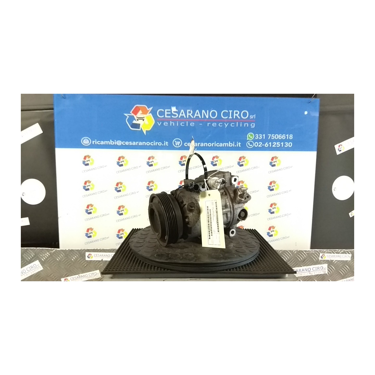 COMPRESSORE A/C 022 HYUNDAI SONICA (05/06-12/09) D4EA NB0576071046003