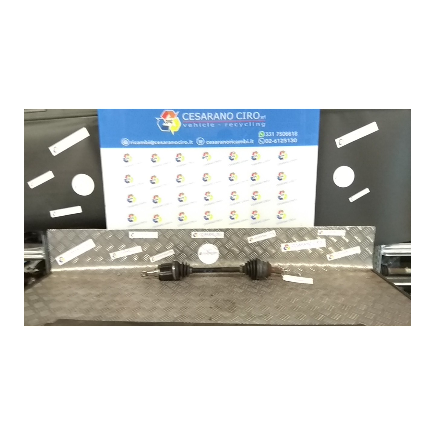 SEMIALBERO ANT. COMPL. ROTAZIONE SX. 032 MINI MINI (R50/R53) (07/01-07/06) W10B16A 31607518237