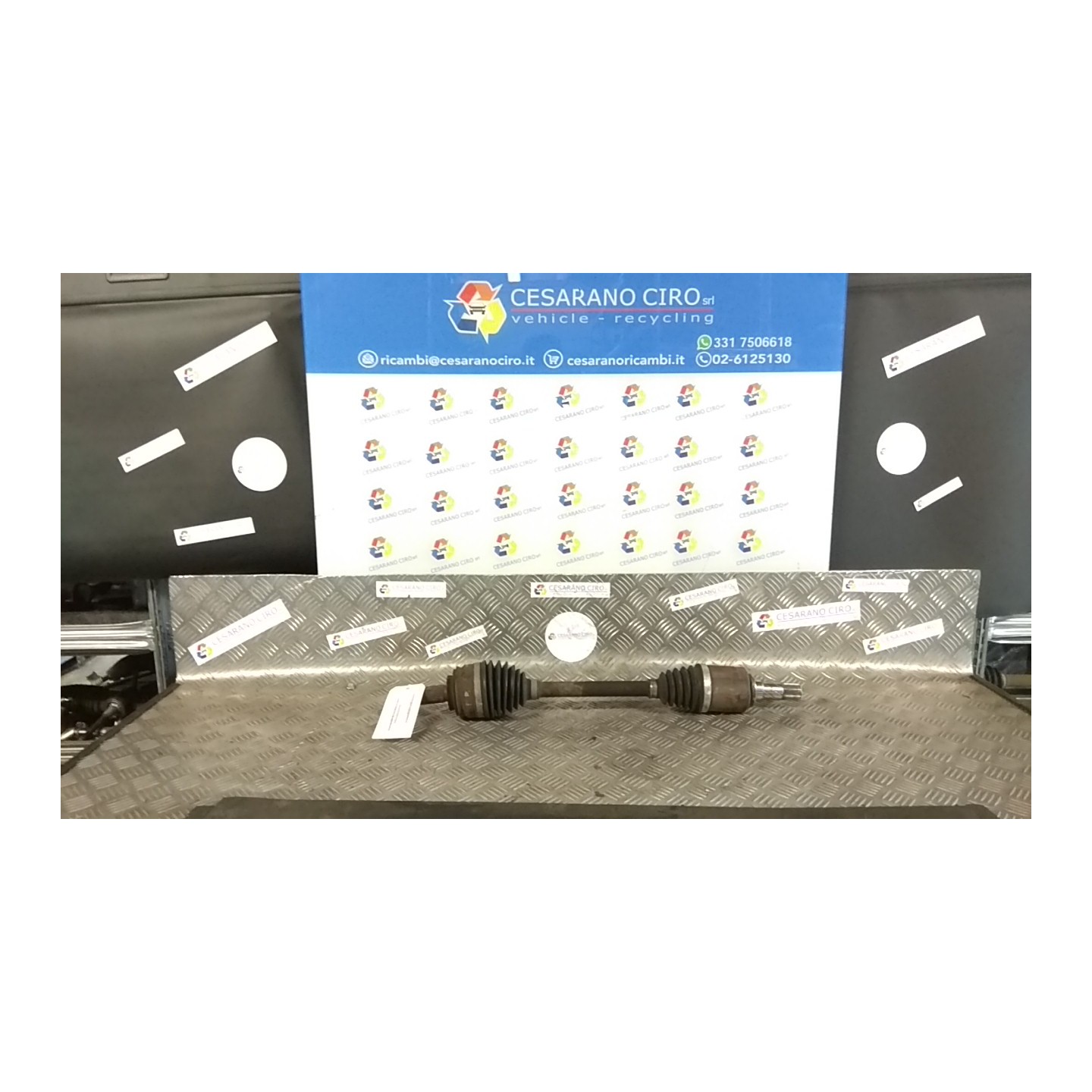 SEMIALBERO ANT. COMPL. SX. 042 RENAULT SCENIC 3A SERIE (04/09-10/13) F9QN8 8200725512