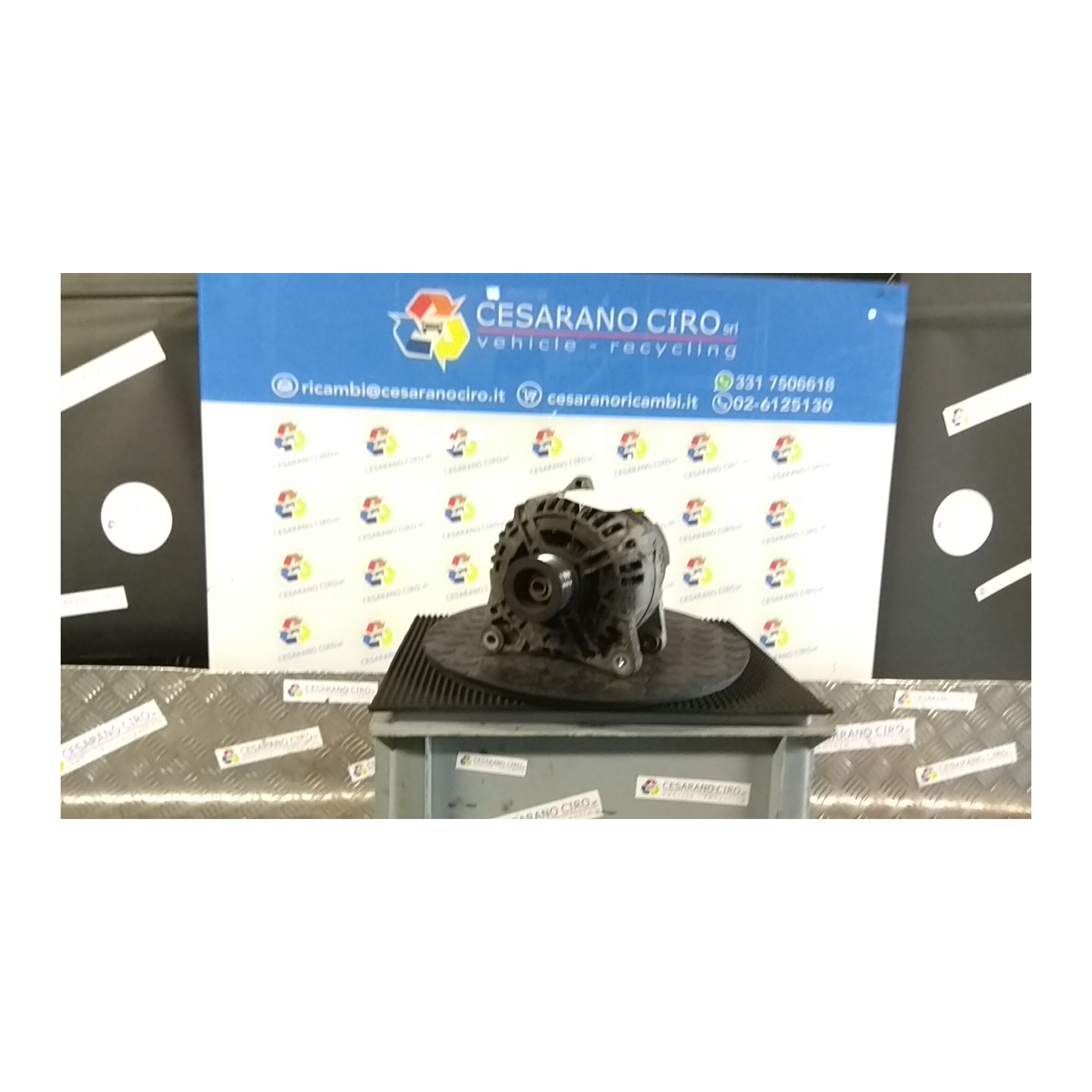 ALTERNATORE BOSCH PUNZ. = 0124525101 046 RENAULT SCENIC 3A SERIE (04/09-10/13) F9QN8 8200474219